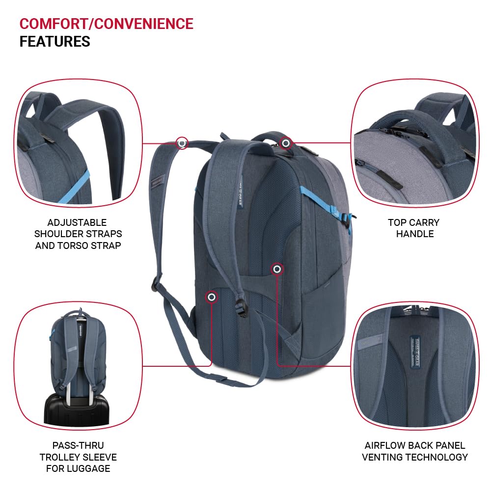 swissgear-urbanpro-laptop-backpack-light-grey-blue-heather-fits-most-16-inch-lap image 2