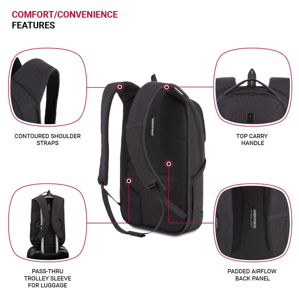 swissgear-8183-laptop-backpack-light-gray-heather-18-in image 8