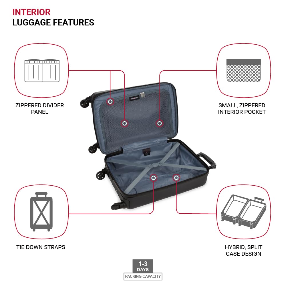 swissgear-8018-expandable-hardside-luggage-set-3-piece-20-24-27-with-spinner-whe image 4