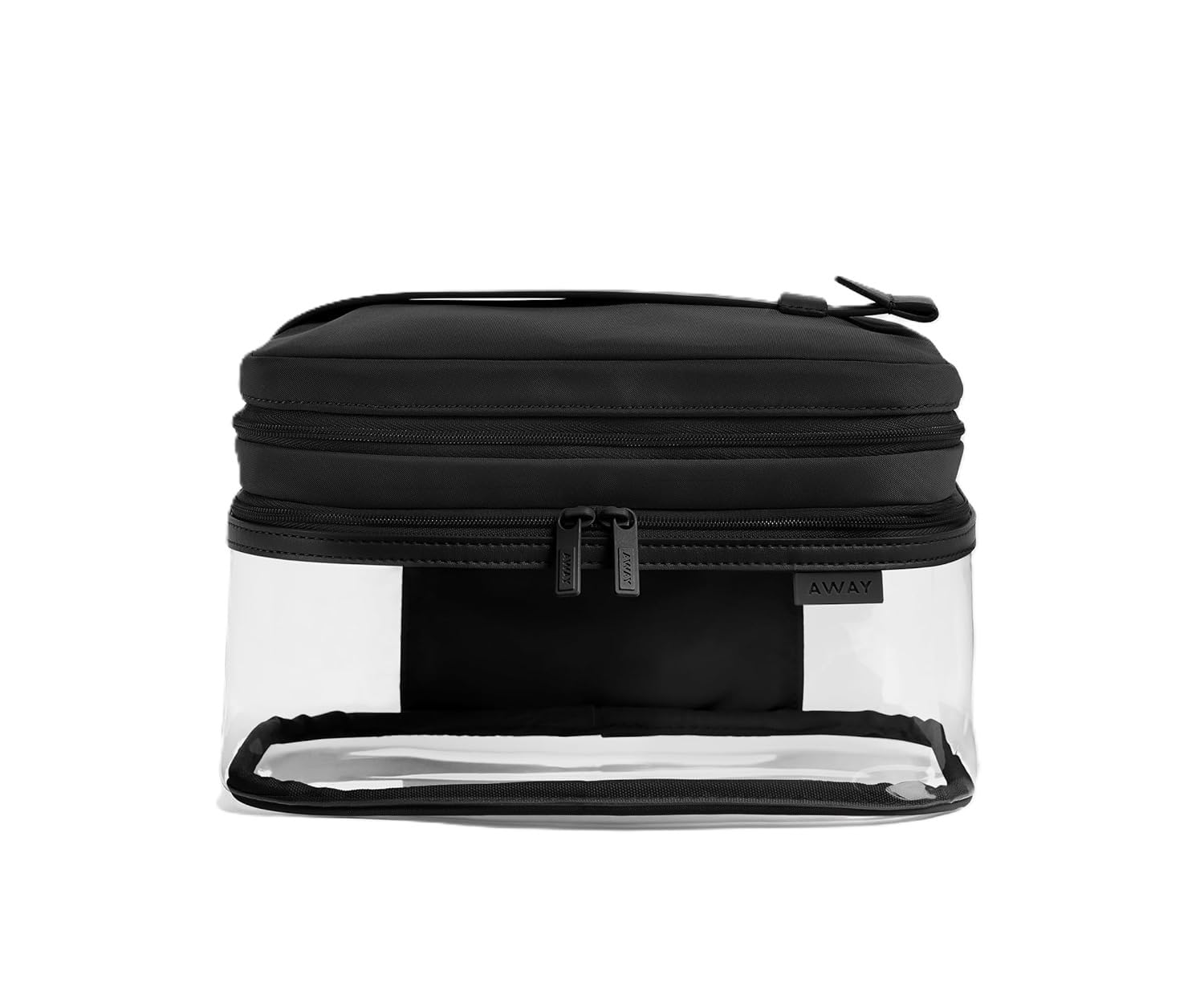 away-clear-toiletry-bag-tsa-approved-water-repellent-2-compartments-blush-pink image 8