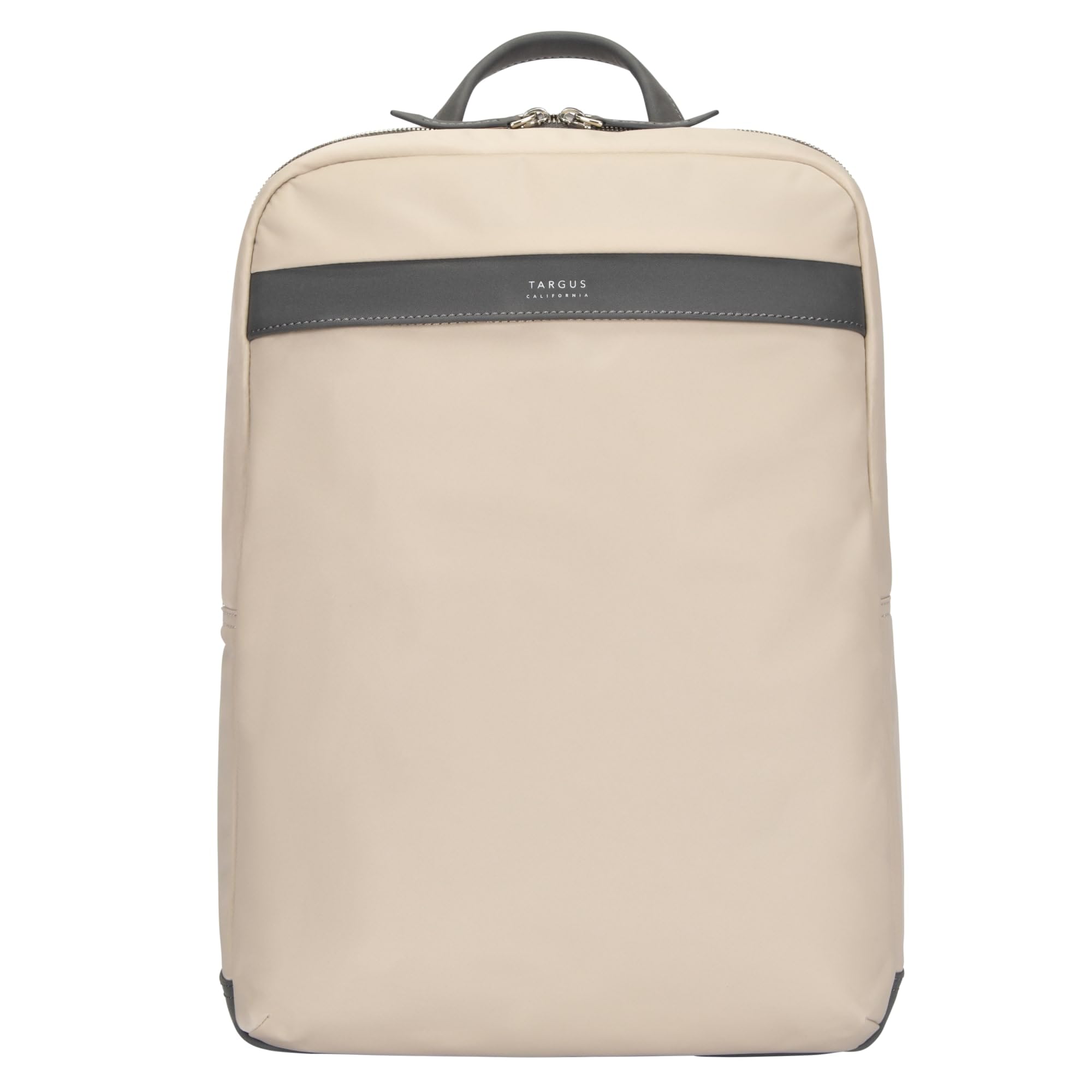 targus-15-newport-laptop-backpack-in-tan-water-repellent-nylon-fits-up-to-15-lap image 1
