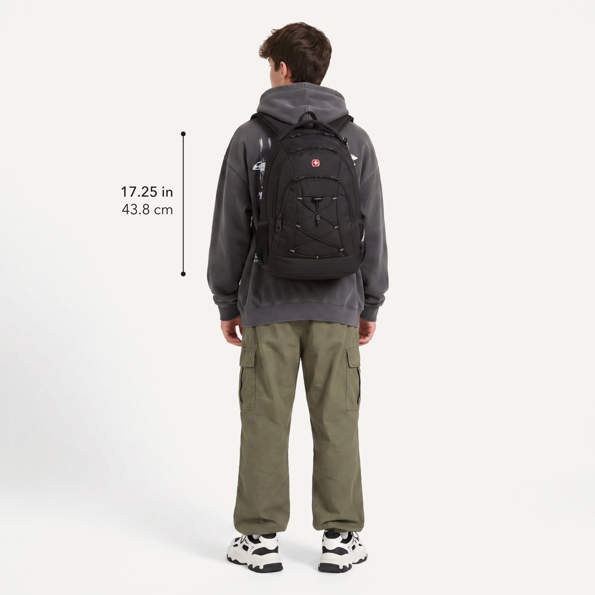 swissgear-bungee-core-laptop-backpack-fits-13-laptops-26l-black image 6