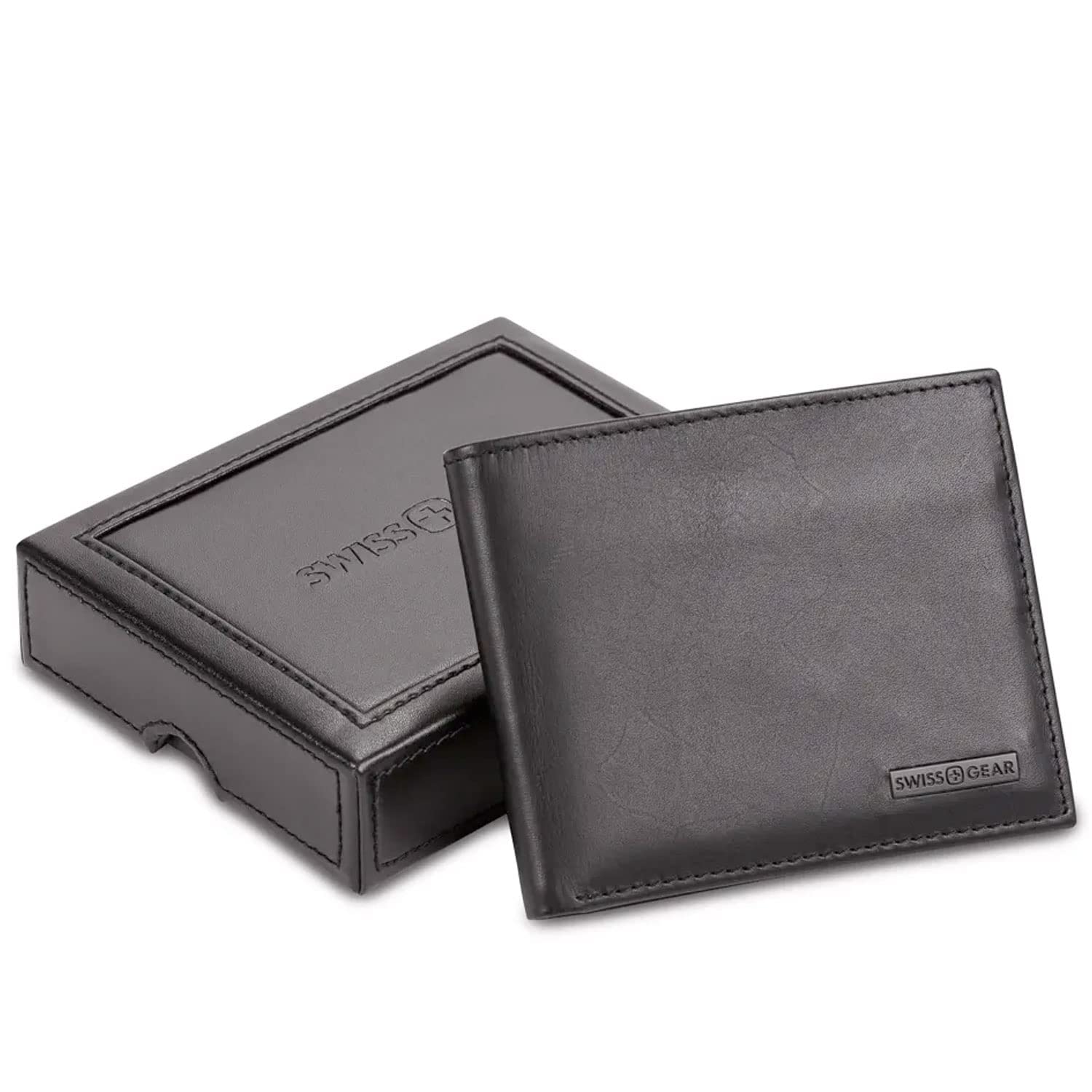 swissgear-genuine-napa-leather-slim-passcase-wallet-black image 6