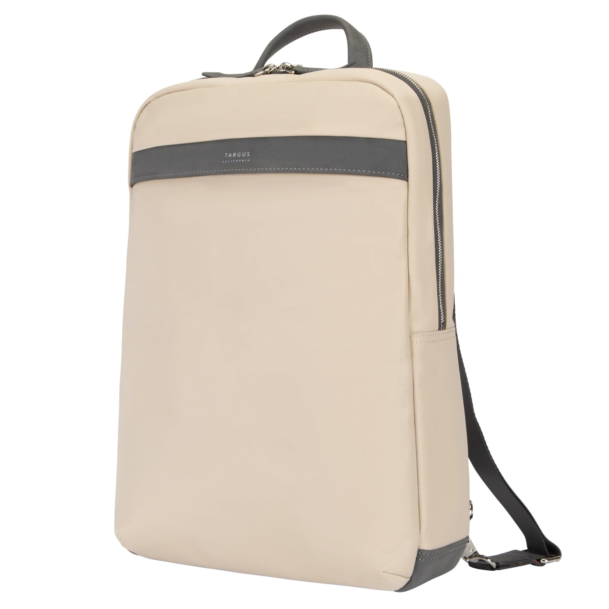 targus-15-newport-laptop-backpack-in-tan-water-repellent-nylon-fits-up-to-15-lap image 3