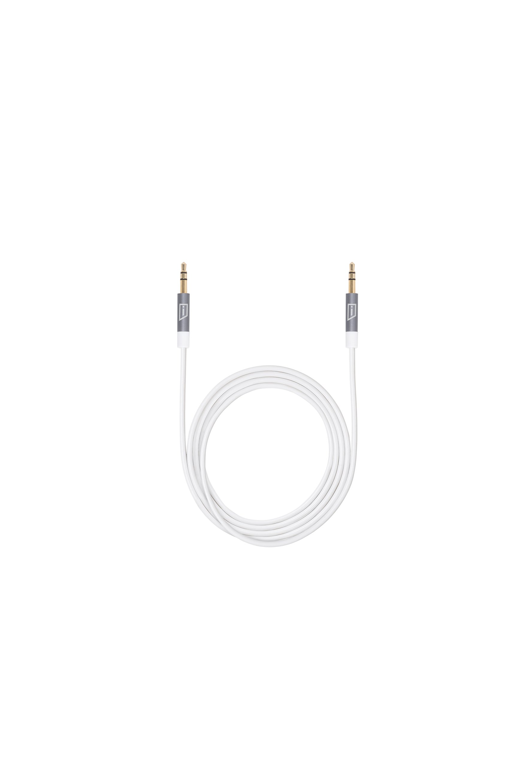 targus-aluminum-3-5mm-aux-audio-cable-5-feet-space-grey-white-acc100009cai image 2