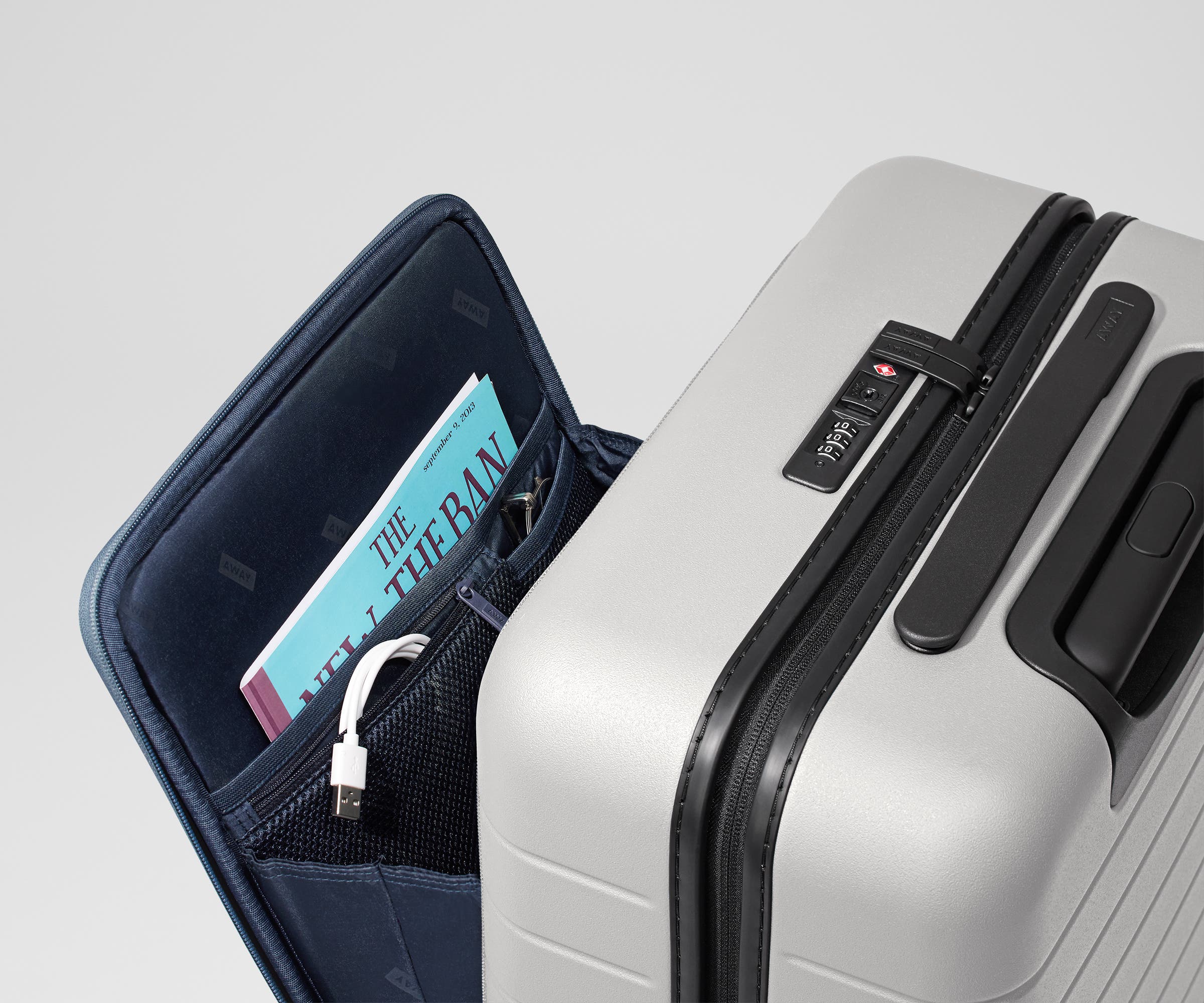away-the-executive-bigger-carry-on-in-cloud-gray image 7
