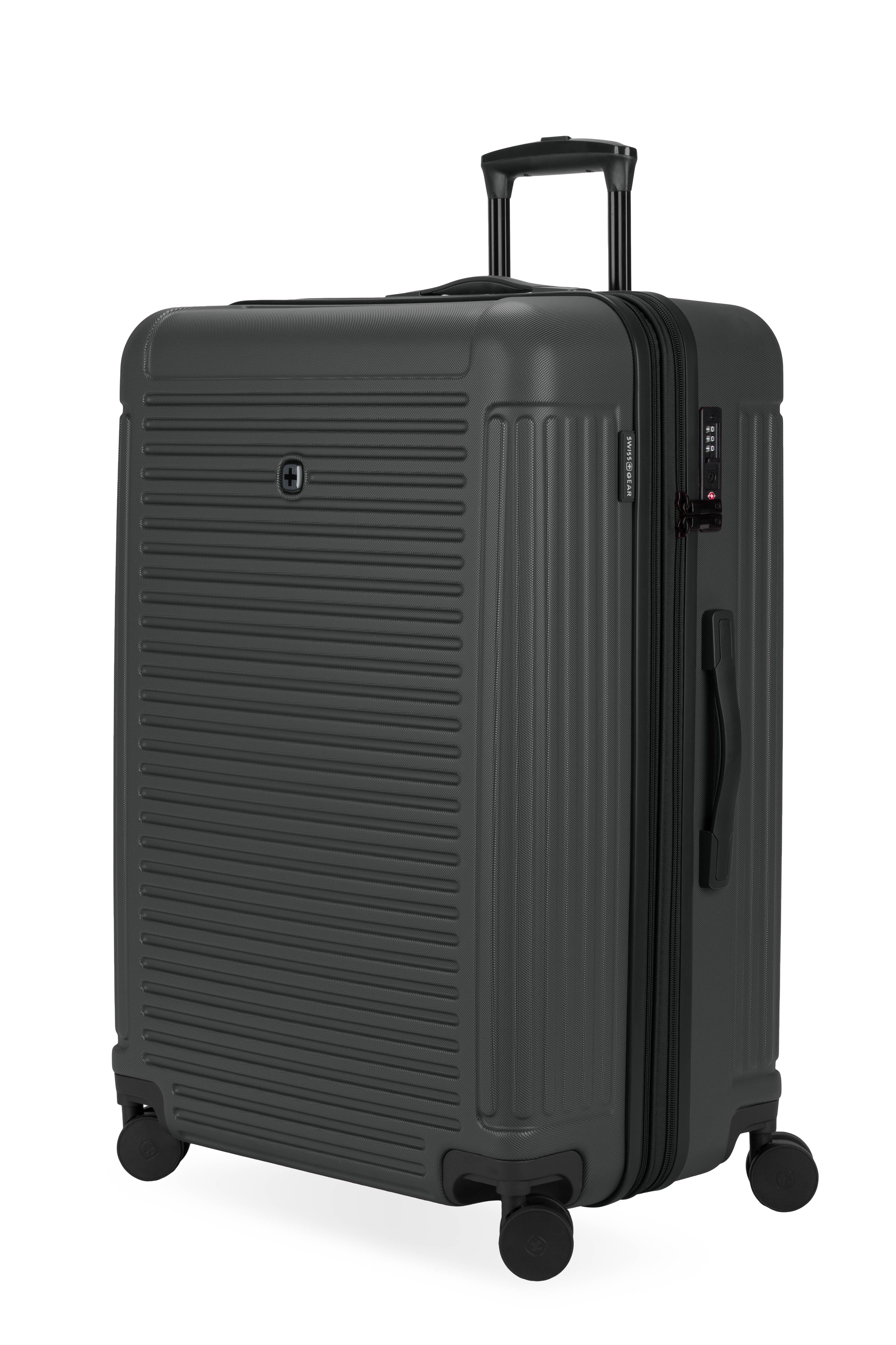 swissgear-summit-reserve-large-checked-spinner-suitcase image 1