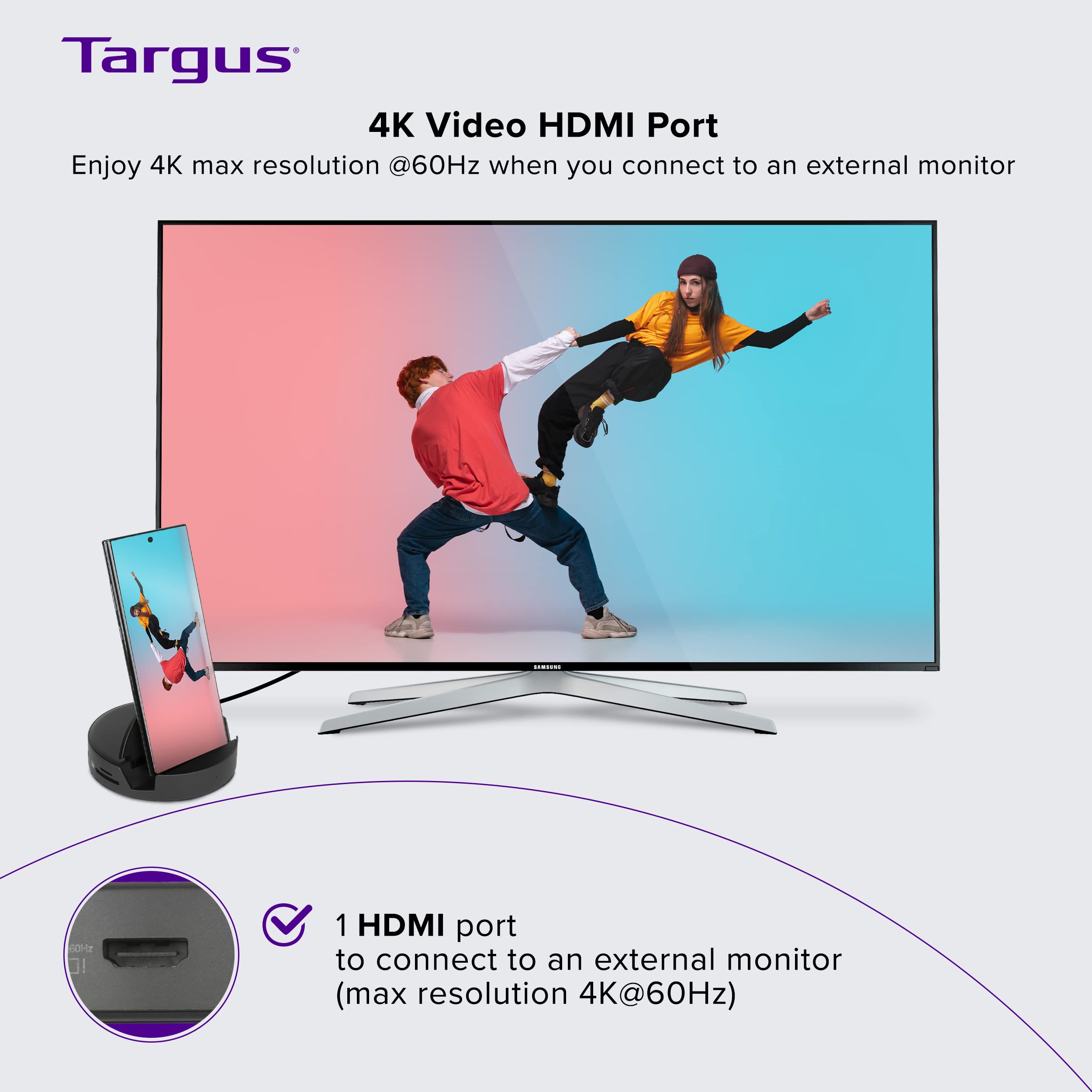 targus-awu420gl-universal-usb-c-phone-docking-station-for-samsung-dex-and-dp-alt image 4