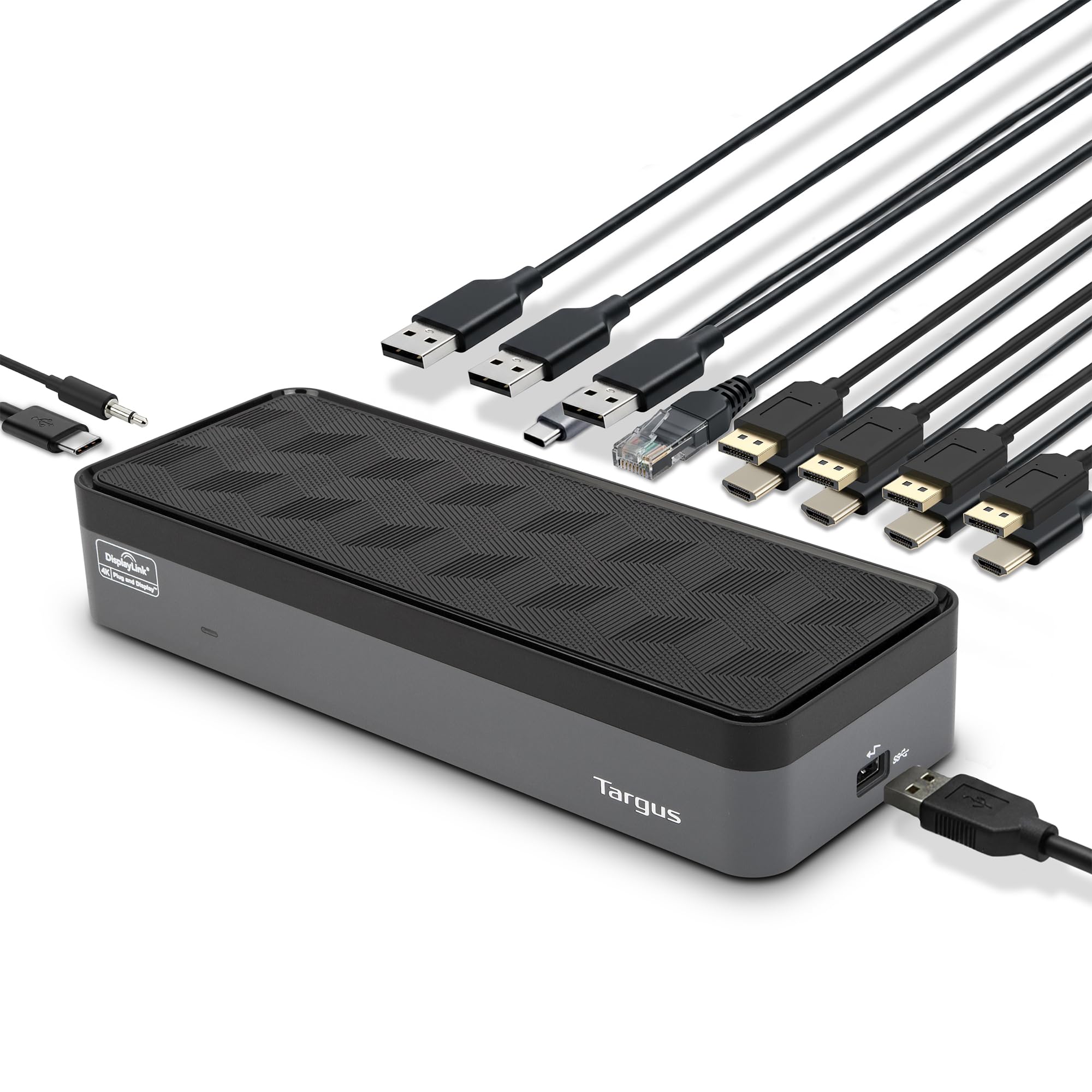 targus-usb-c-universal-quad-4k-docking-station-with-100w-power-delivery-black-do image 1