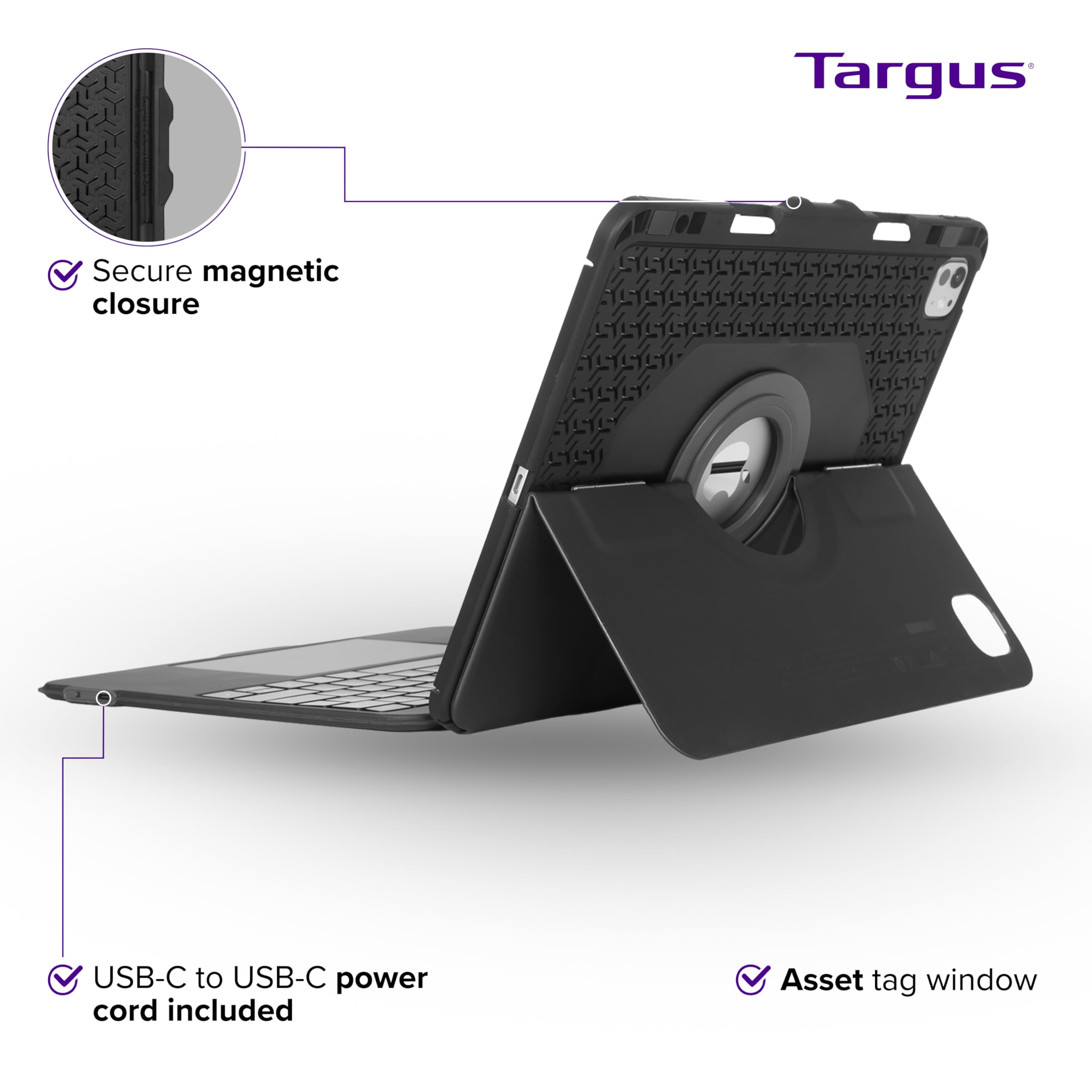 targus-versavu-bluetooth-keyboard-case-for-ipad-pro-13-inch-m4-backlit-keys-mult image 4