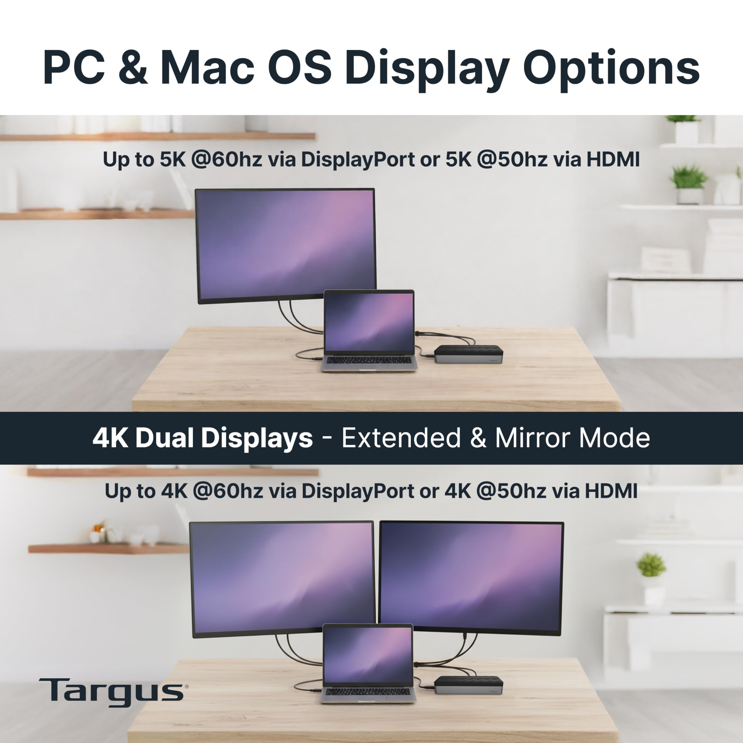 targus-usb-c-universal-quad-4k-docking-station-with-100w-power-delivery-black-do image 3