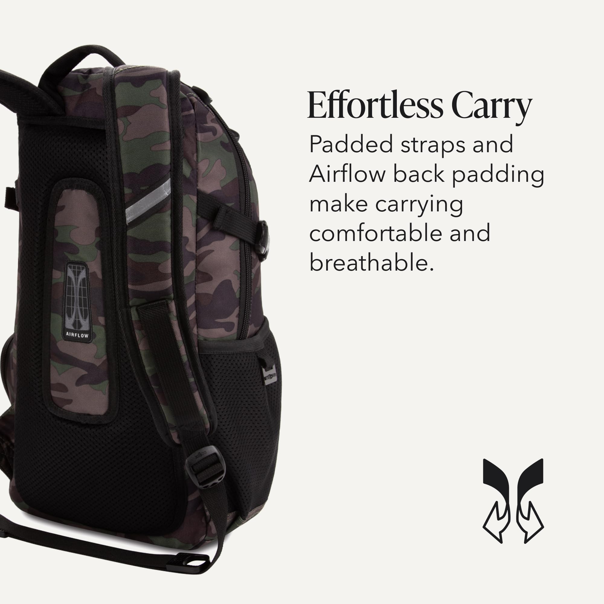 swissgear-city-pack-backpack-slim-profile-camo-green-15-9l-18-inch image 5