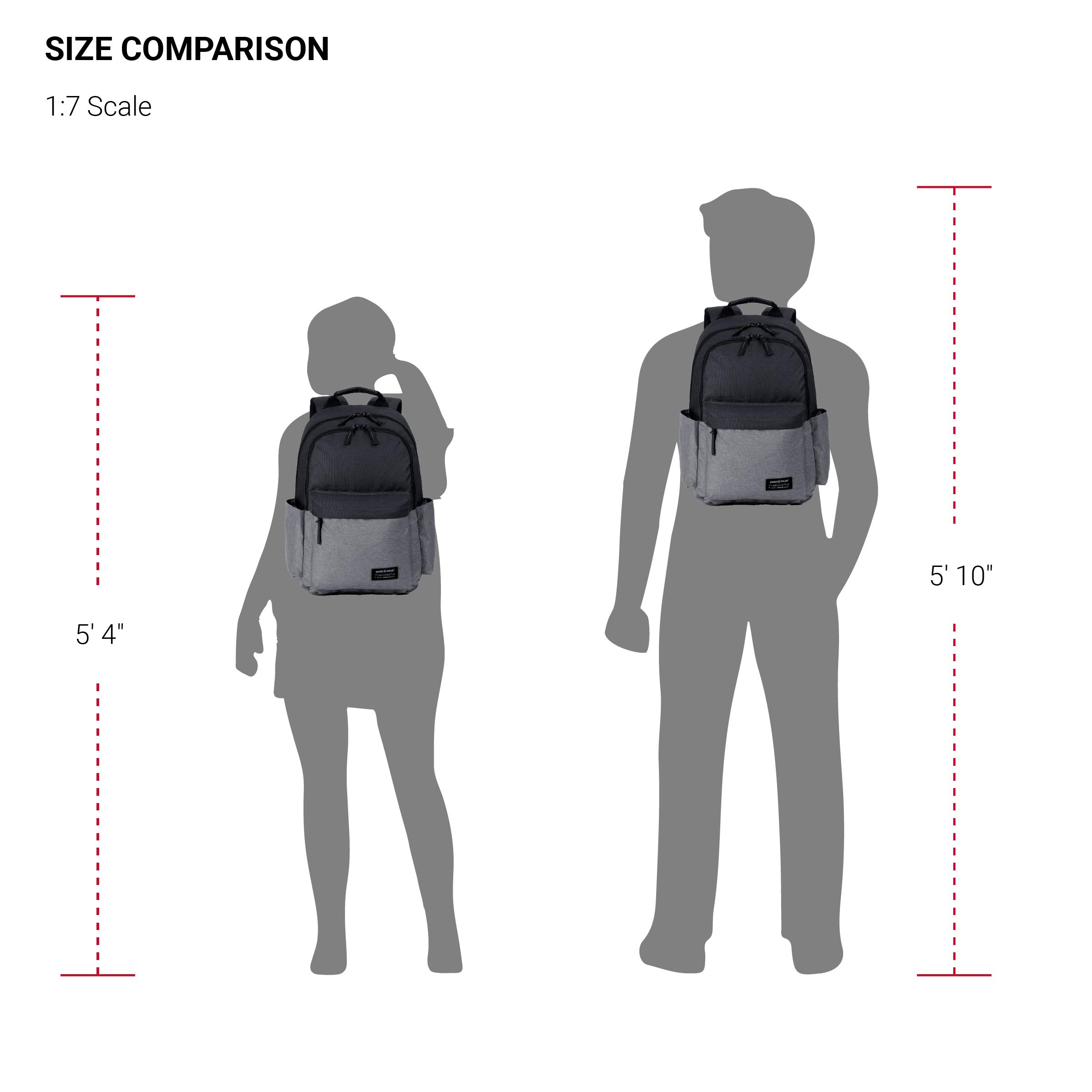 swissgear-2789-laptop-backpack-fits-13-inch-laptop-grey-black image 5