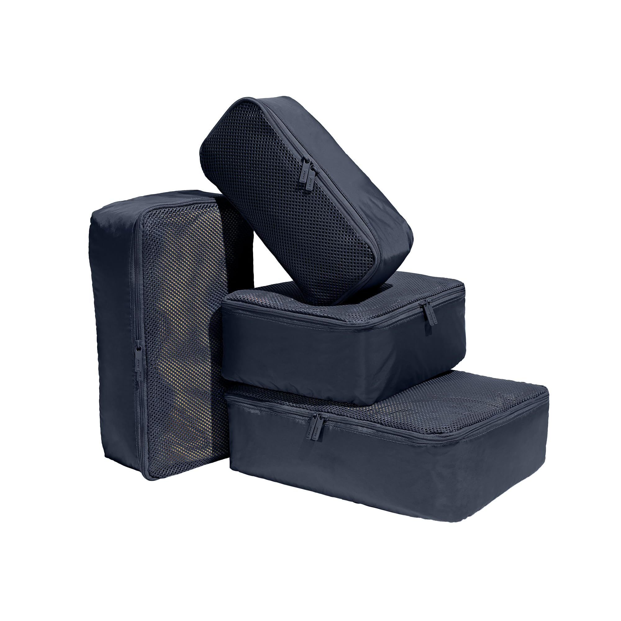 away-insider-packing-cubes-set-of-4-lightweight-travel-organizers-jet-black image 8