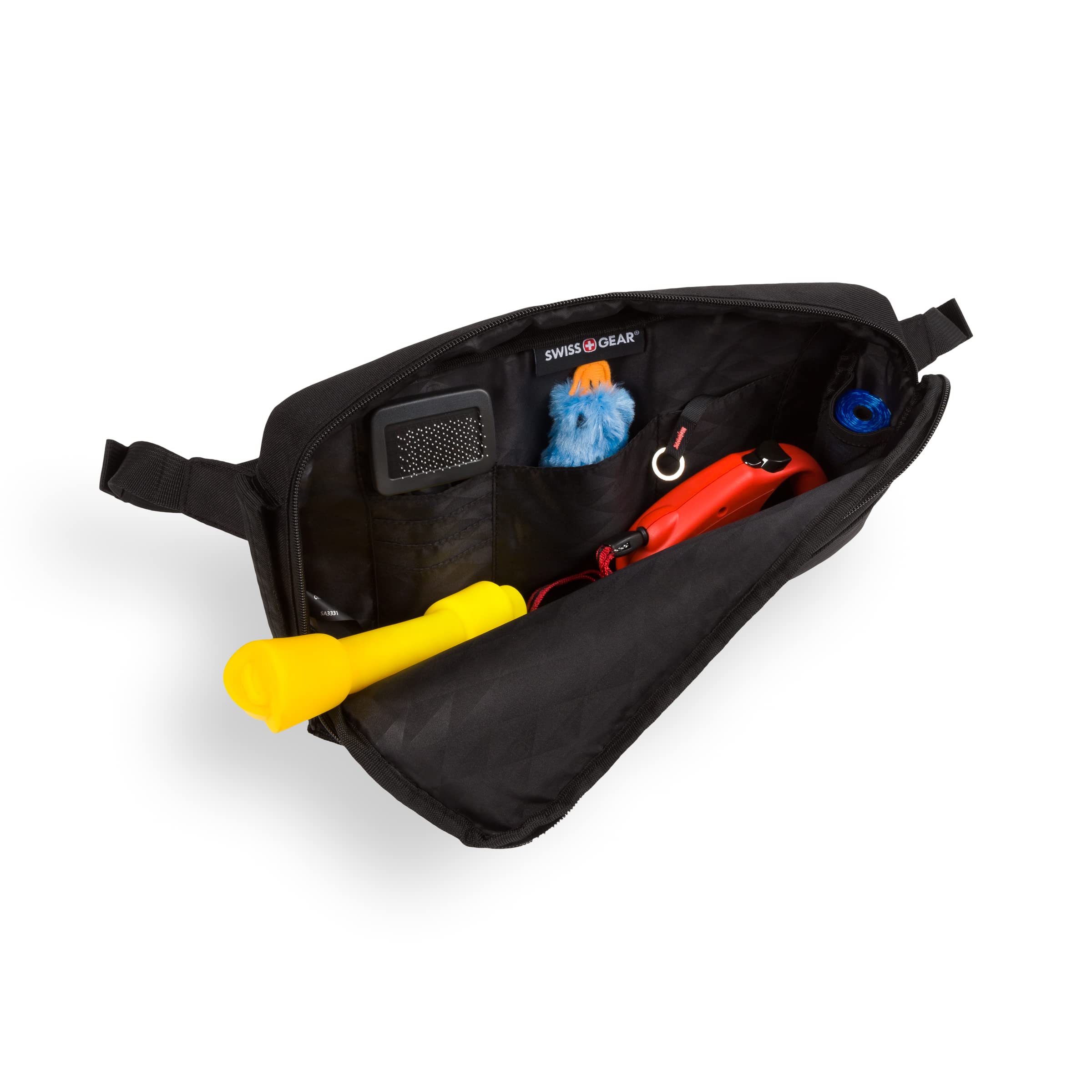 swissgear-3331-premium-pet-sling-waist-pack-black-hands-free-pet-carrier-organiz image 5
