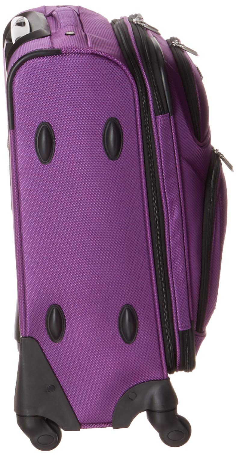 swissgear-sion-softside-expandable-carry-on-spinner-luggage-21-inch-purple image 3