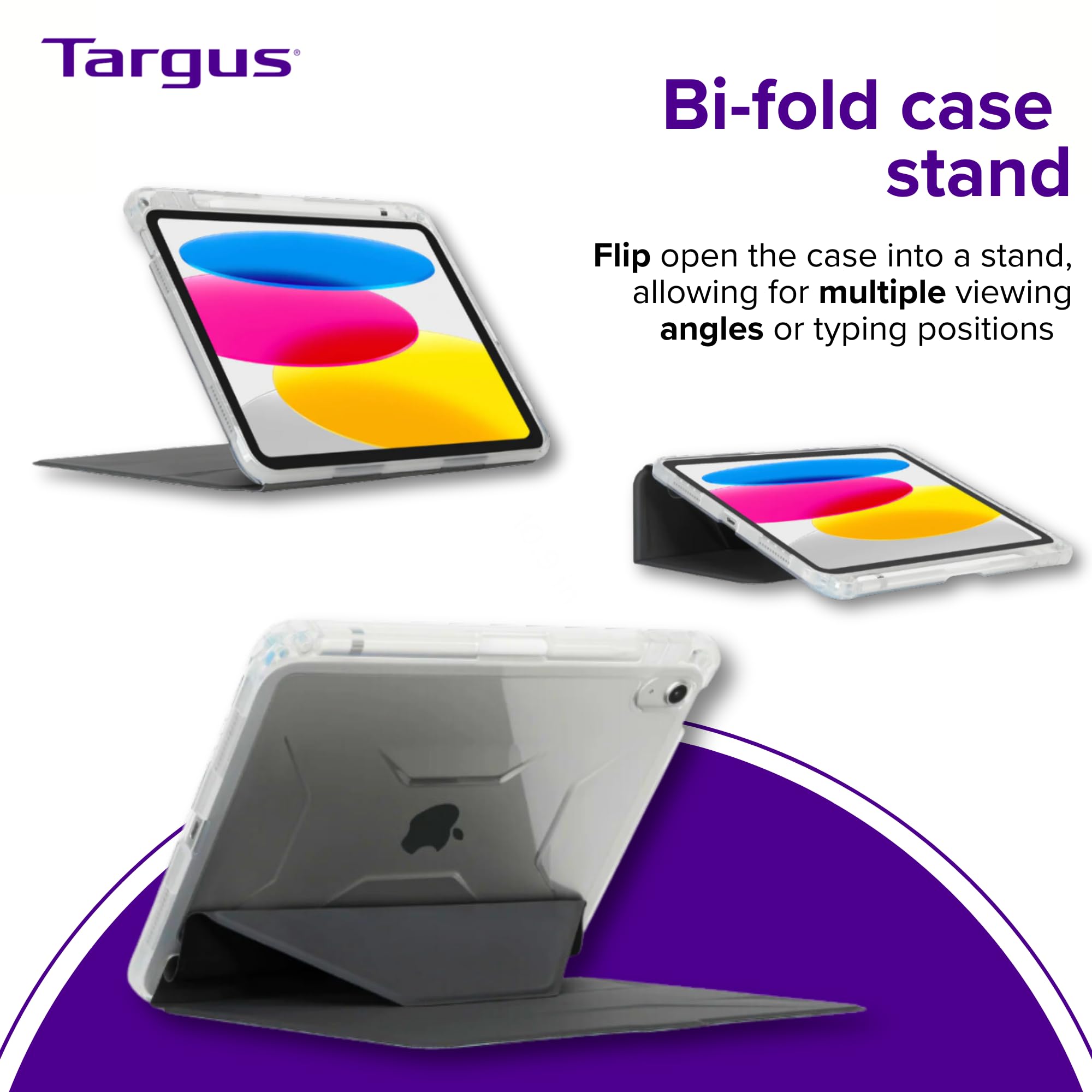 targus-pro-tek-clear-case-for-10-9-apple-ipad-10th-gen-thd935gl-military-grade-p image 4