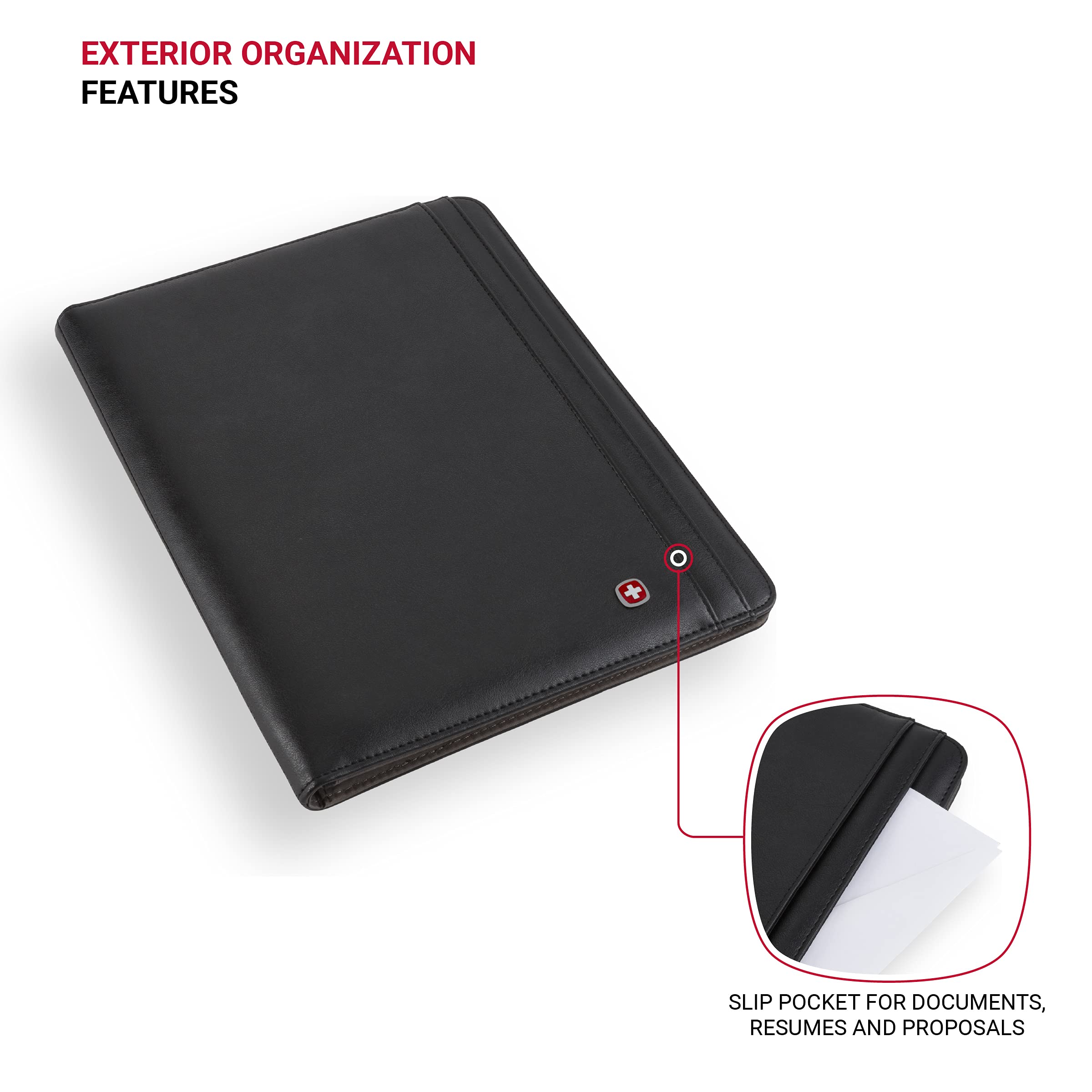 swissgear-wenger-merit-padfolio-padded-document-organizer-with-refillable-notepa image 3