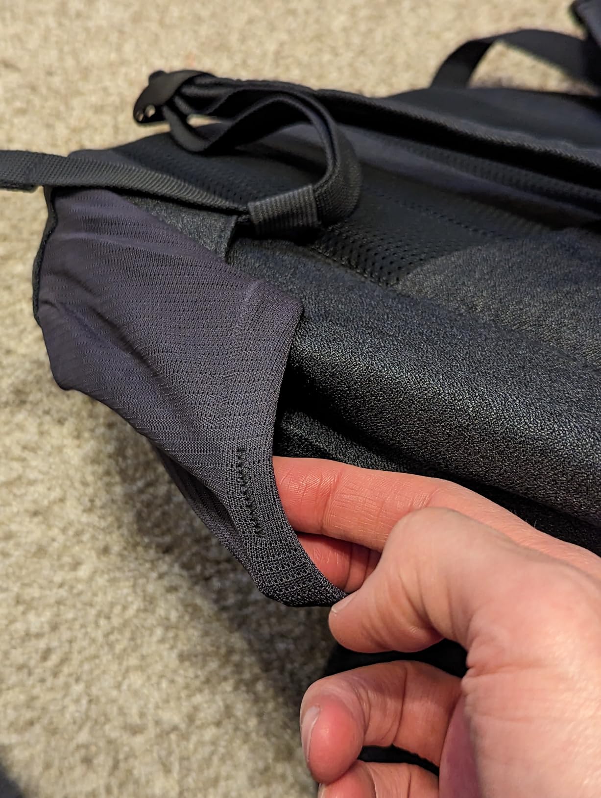 Solid backpack