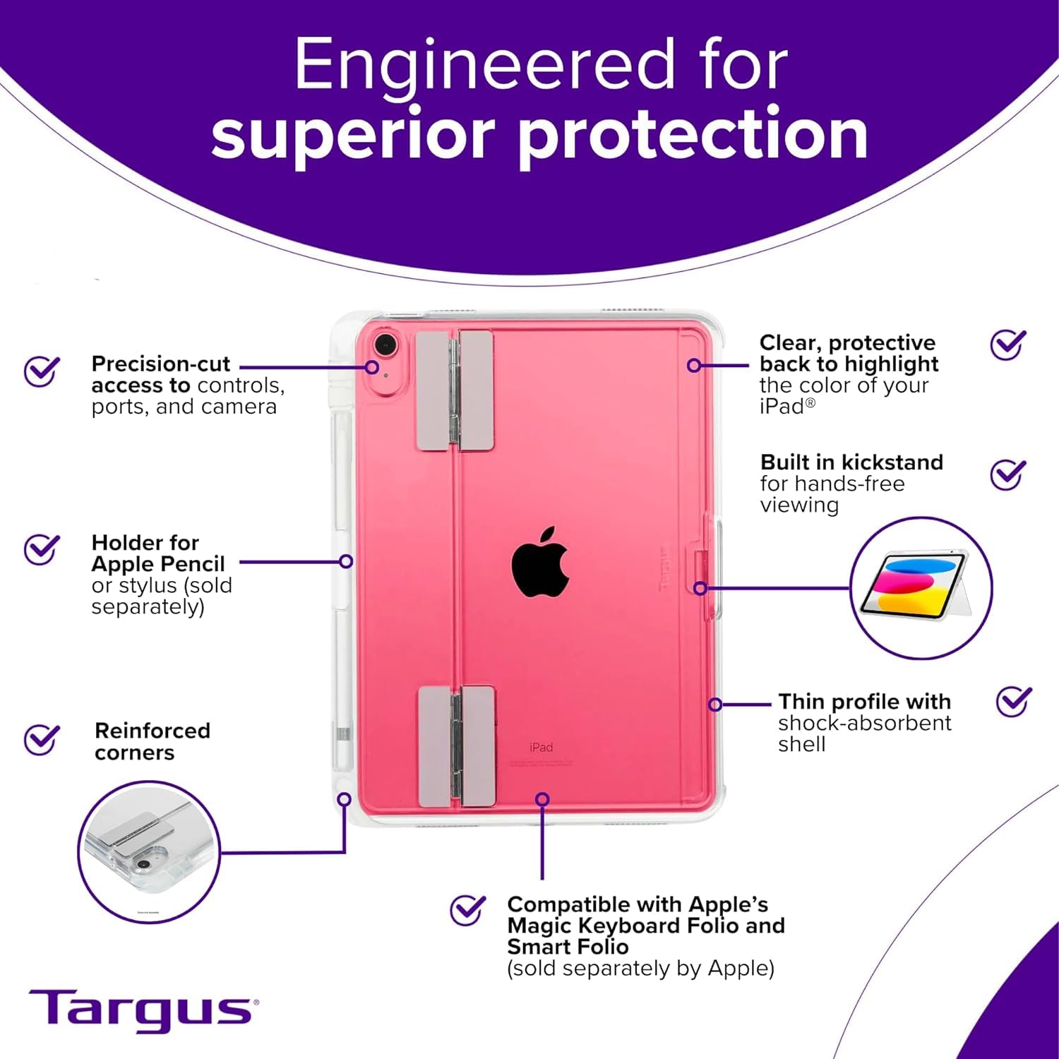 targus-click-inclear-case-for-ipad-10-9-clear-protective-cover image 6
