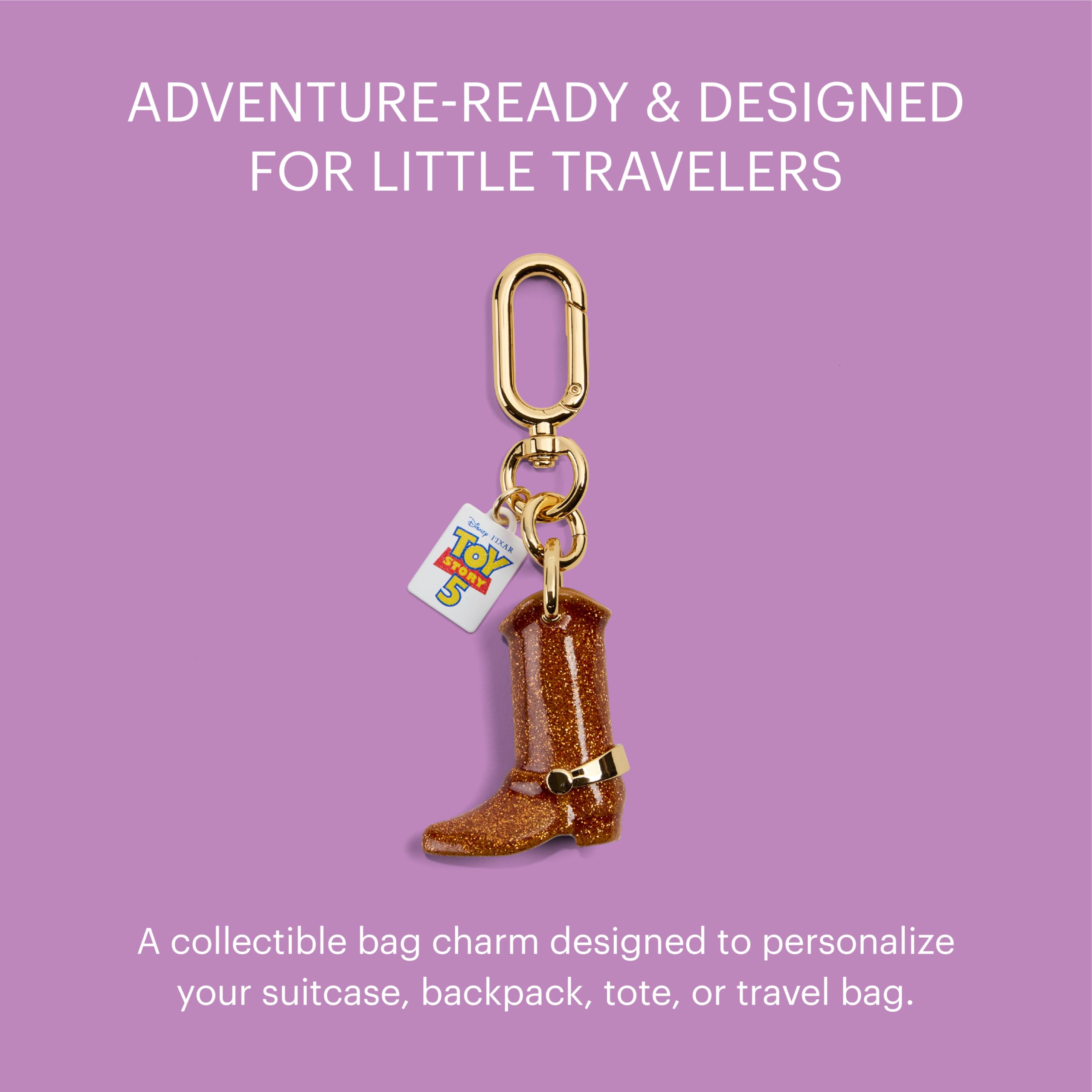 away-toy-story-5-bag-charm-travel-keychain-for-kids-backpacks-carry-ons-and-lugg image 2
