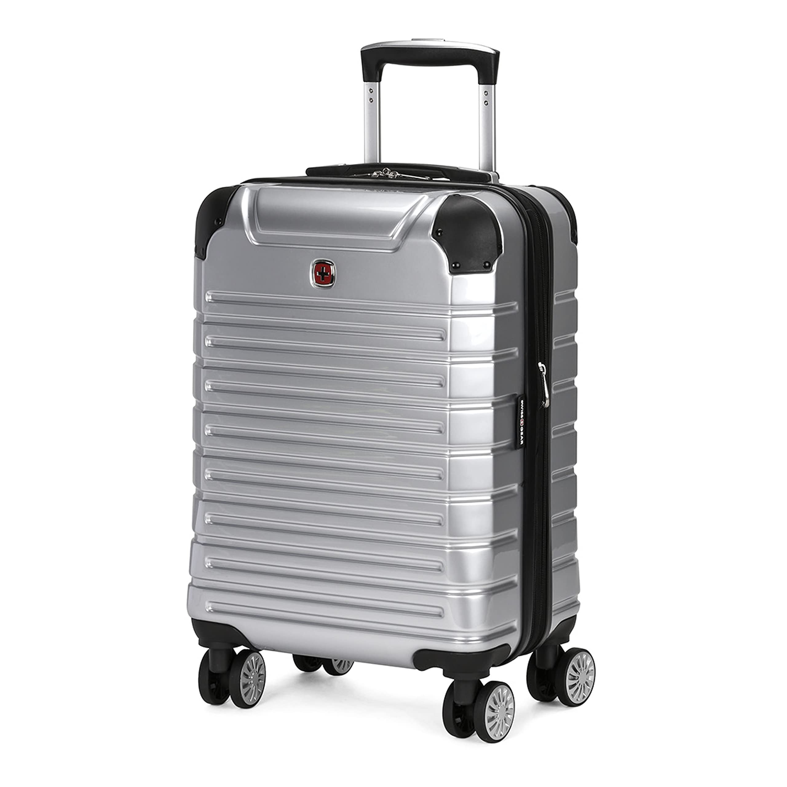 swissgear-7782-19-inch-hardside-expandable-spinner-luggage-silver image 1