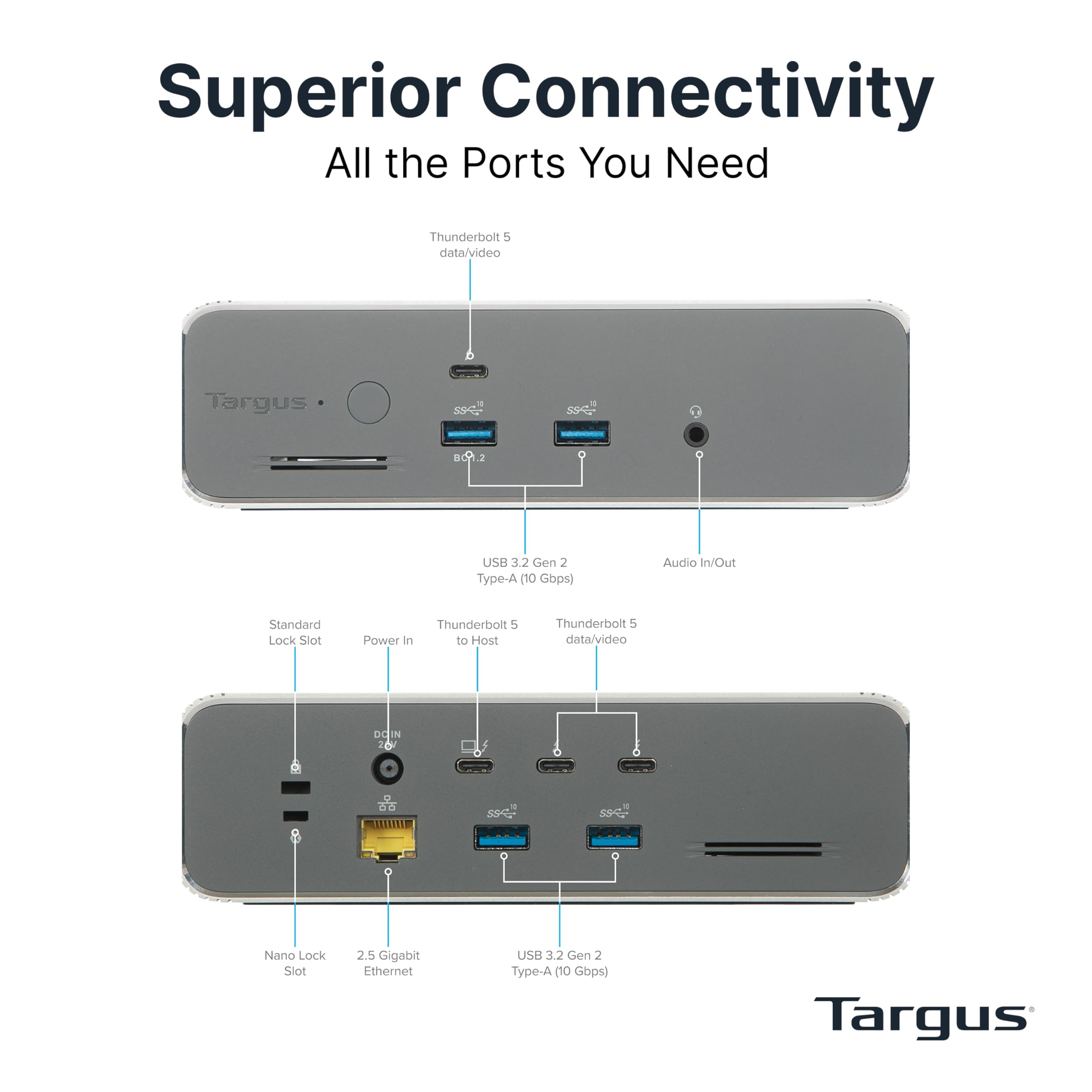 targus-thunderbolt-5-triple-video-8k-ecosmart-dock-with-140w-epr-80gbps-data-2-5 image 2