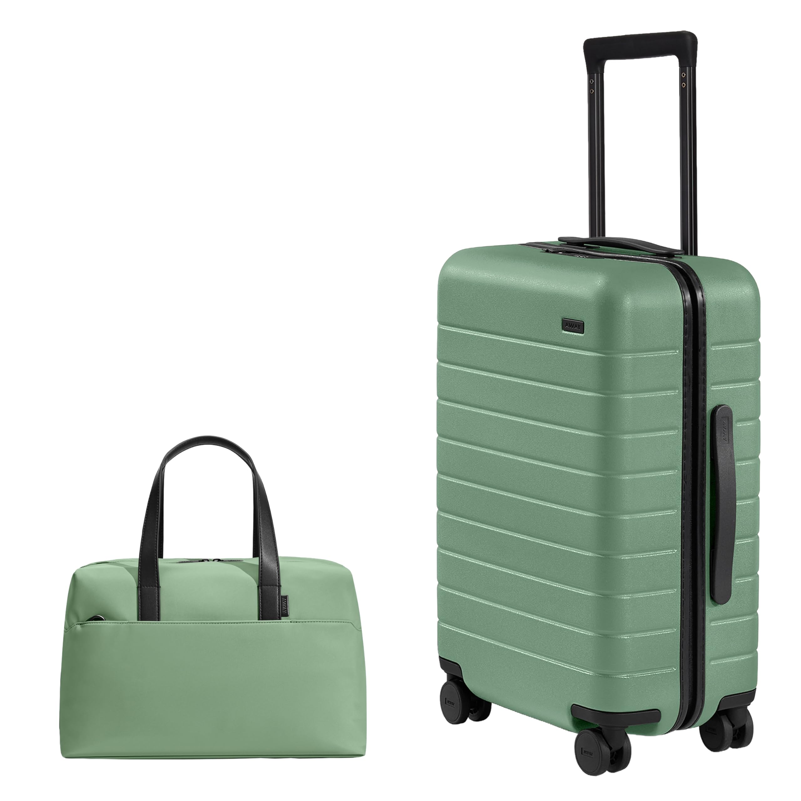 away-travel-duo-carry-on-suitcase-everywhere-bag-set-sea-green image 1