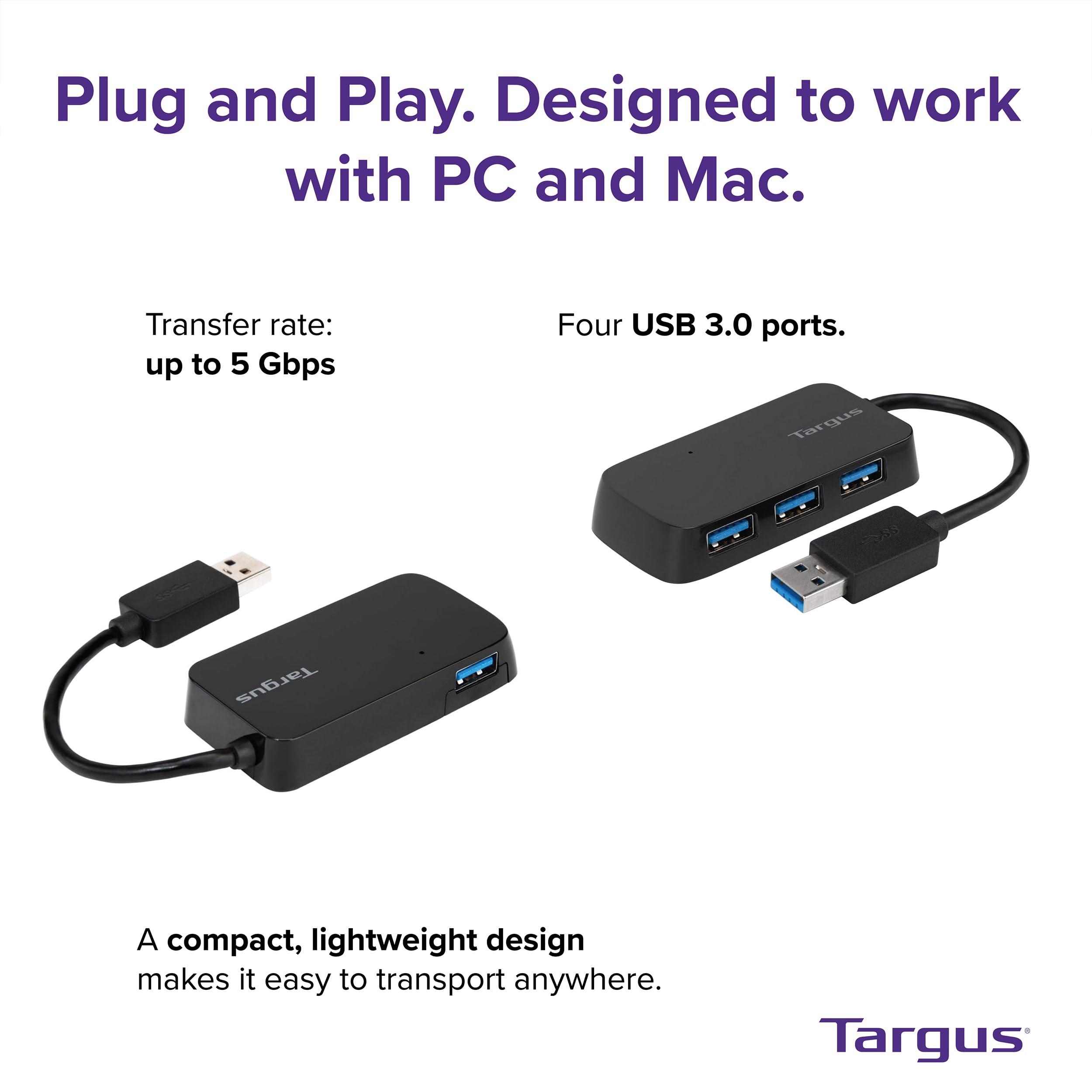 targus-usb-3-0-4-port-hub-compact-design image 8