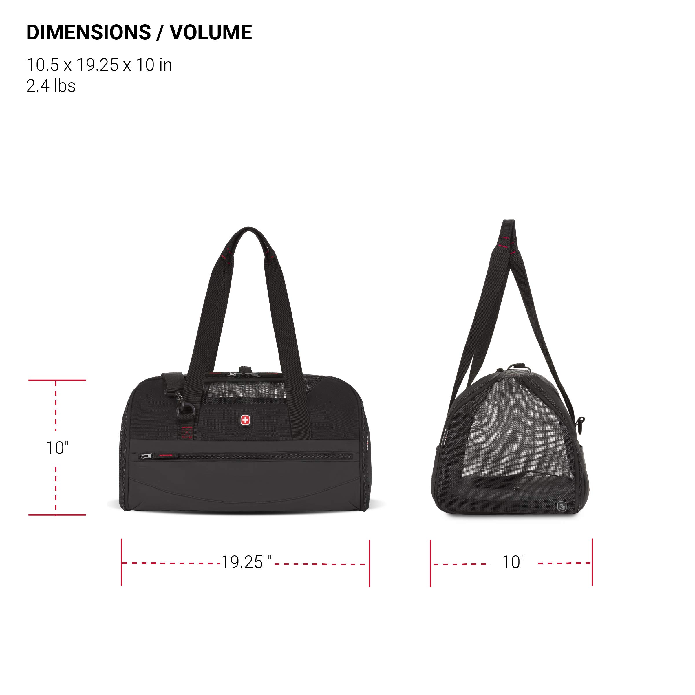 swissgear-3326-getaway-airline-approved-pet-carrier-for-dogs-cats image 5