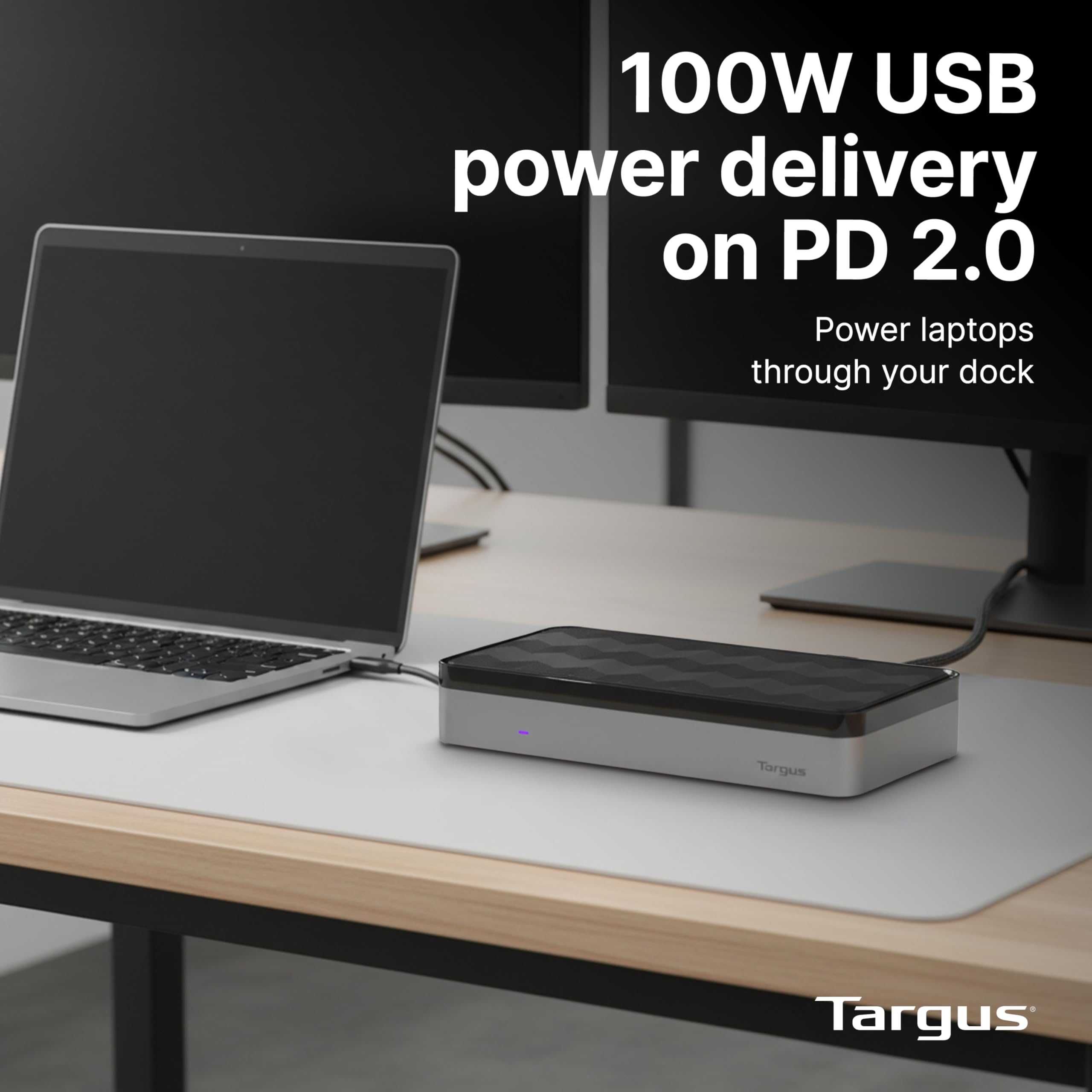 targus-usb-c-universal-quad-4k-docking-station-with-100w-power-delivery-black-do image 6