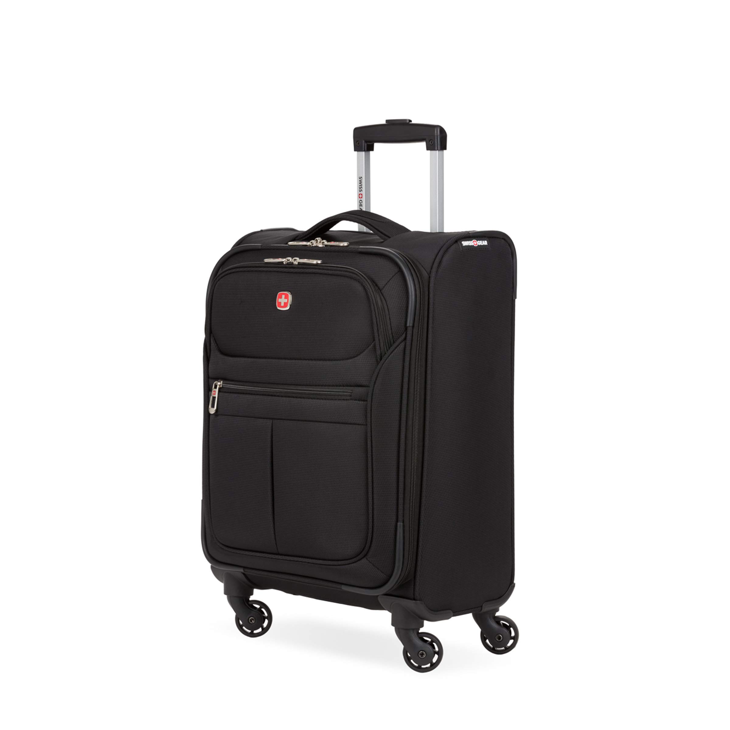 swissgear-4010-softside-spinner-luggage-18-inch-carry-on-black image 1