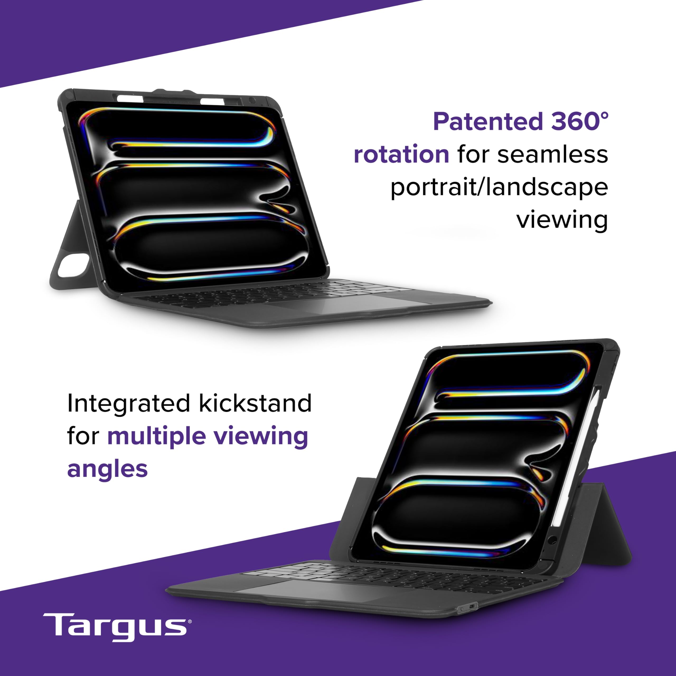 targus-versavu-bluetooth-keyboard-case-for-ipad-pro-13-inch-m4-backlit-keys-mult image 6
