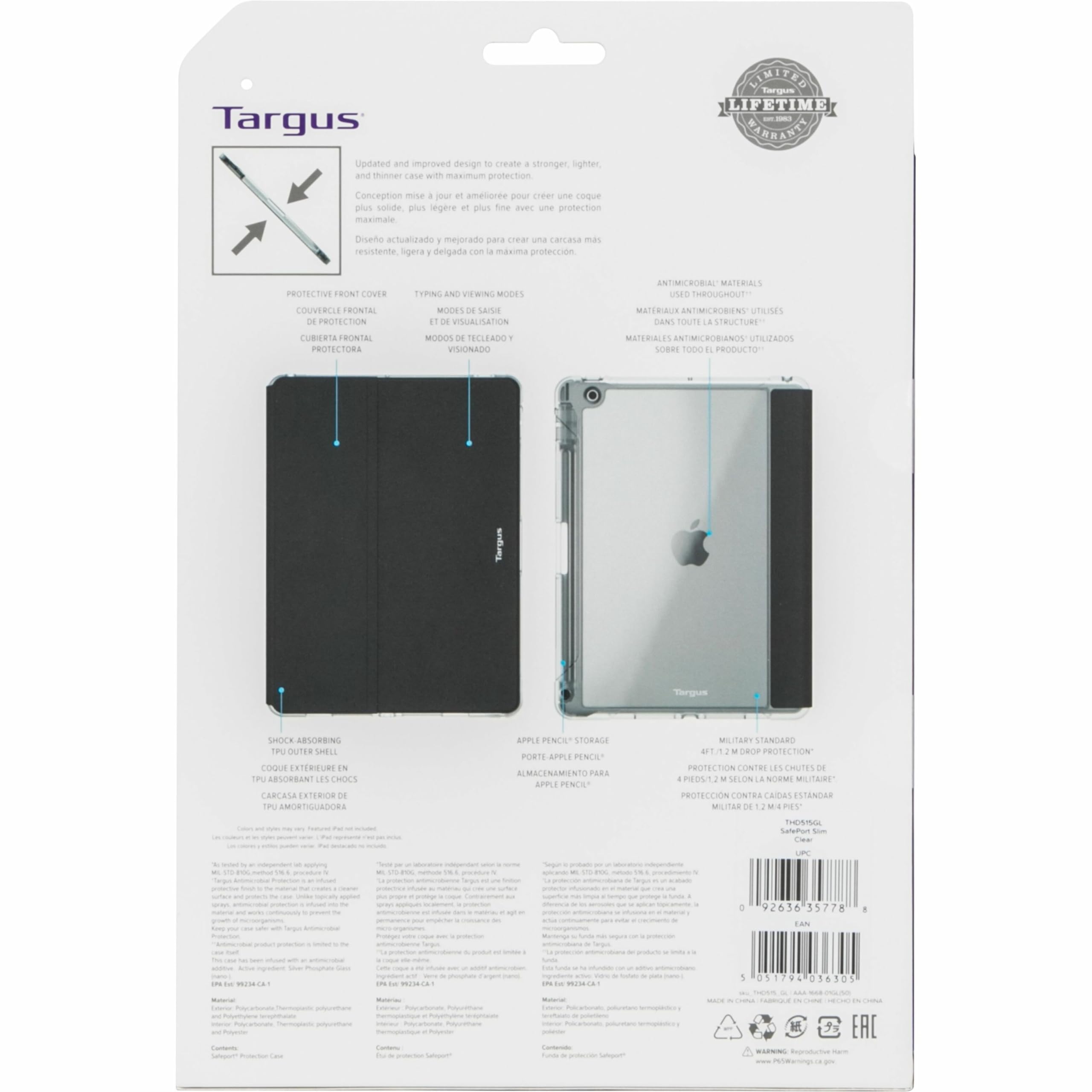 targus-safeport-slim-case-for-ipad-10-2-inch-9th-8th-7th-gen-clear-mil-std-810g- image 4