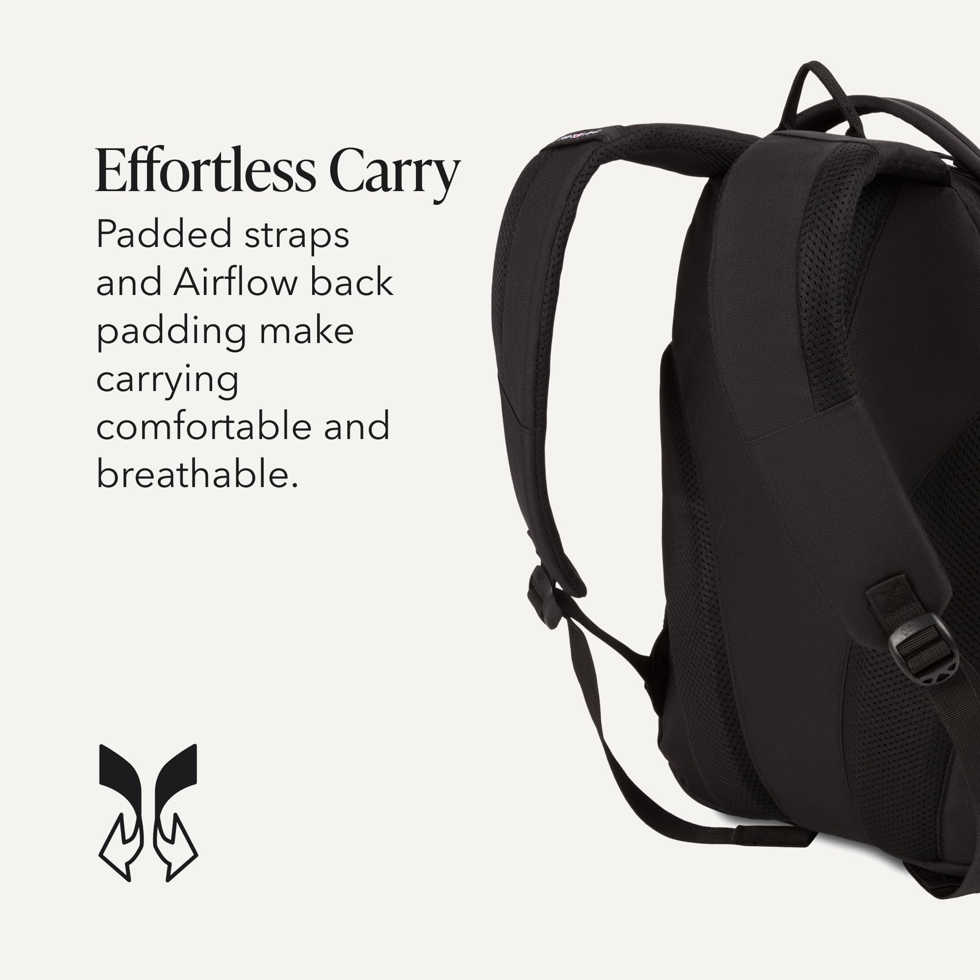 swissgear-bungee-core-laptop-backpack-fits-13-laptops-26l-black image 5
