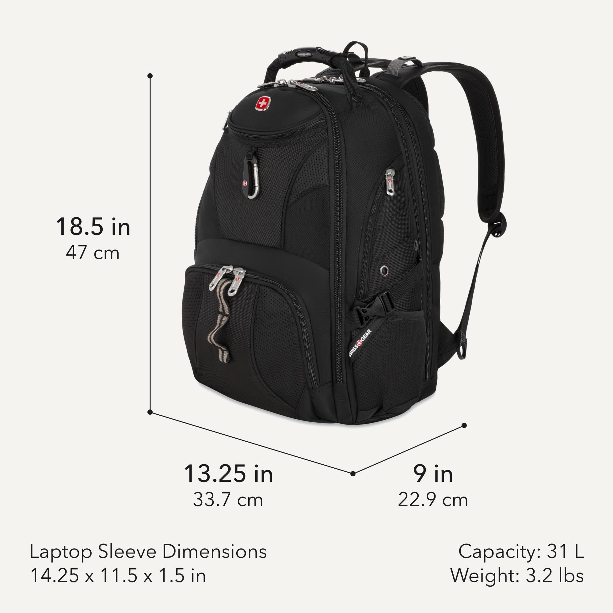 swissgear-1900-scansmart-laptop-backpack-with-rfid-protection-fits-17-inch-lapto image 2