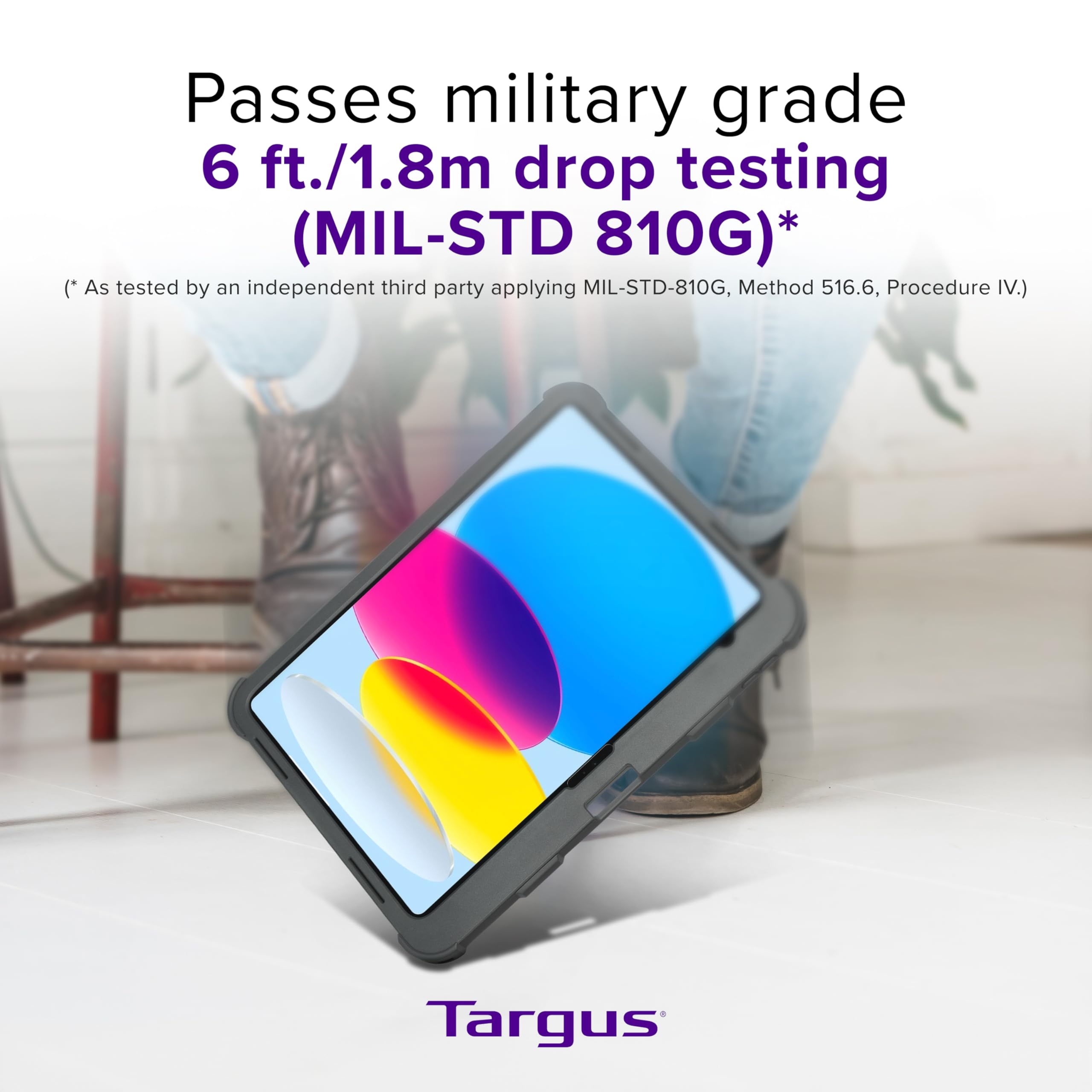 targus-safeport-clear-case-compatible-with-ipad-10th-gen-10-9-inch-military-grad image 6