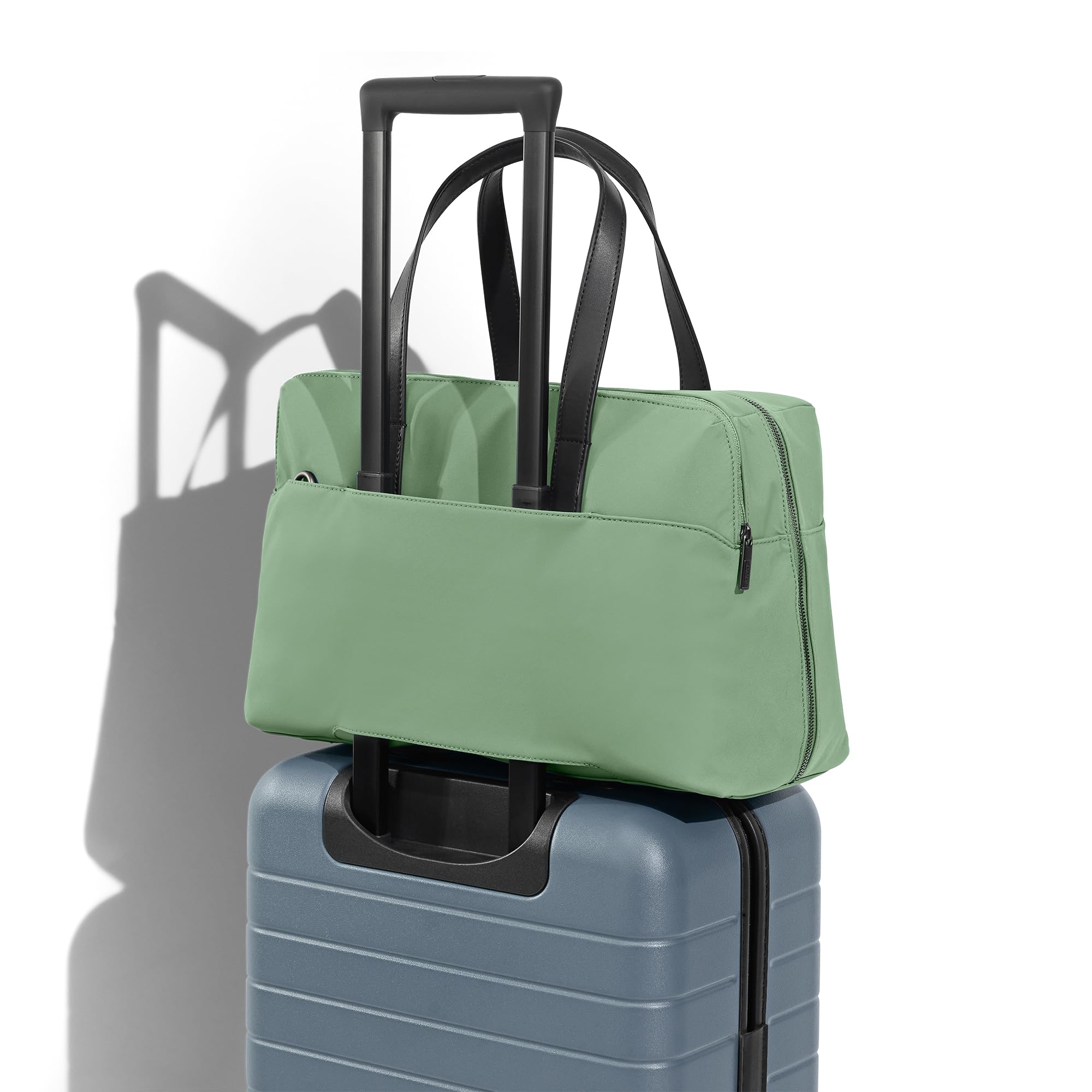 away-travel-duo-carry-on-suitcase-everywhere-bag-set-sea-green image 7