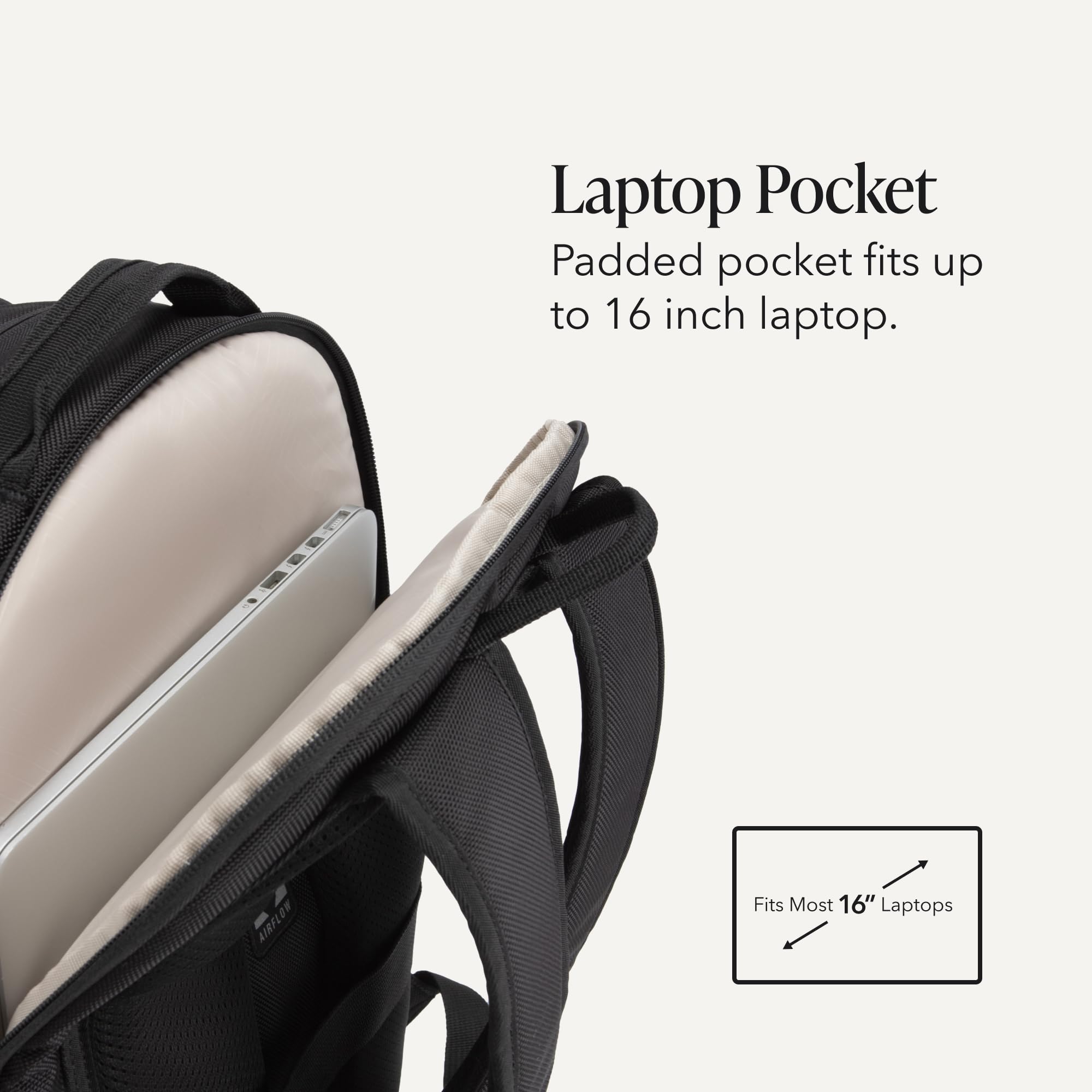 swissgear-hybrid-30l-travel-backpack-fits-16-laptop-black image 3