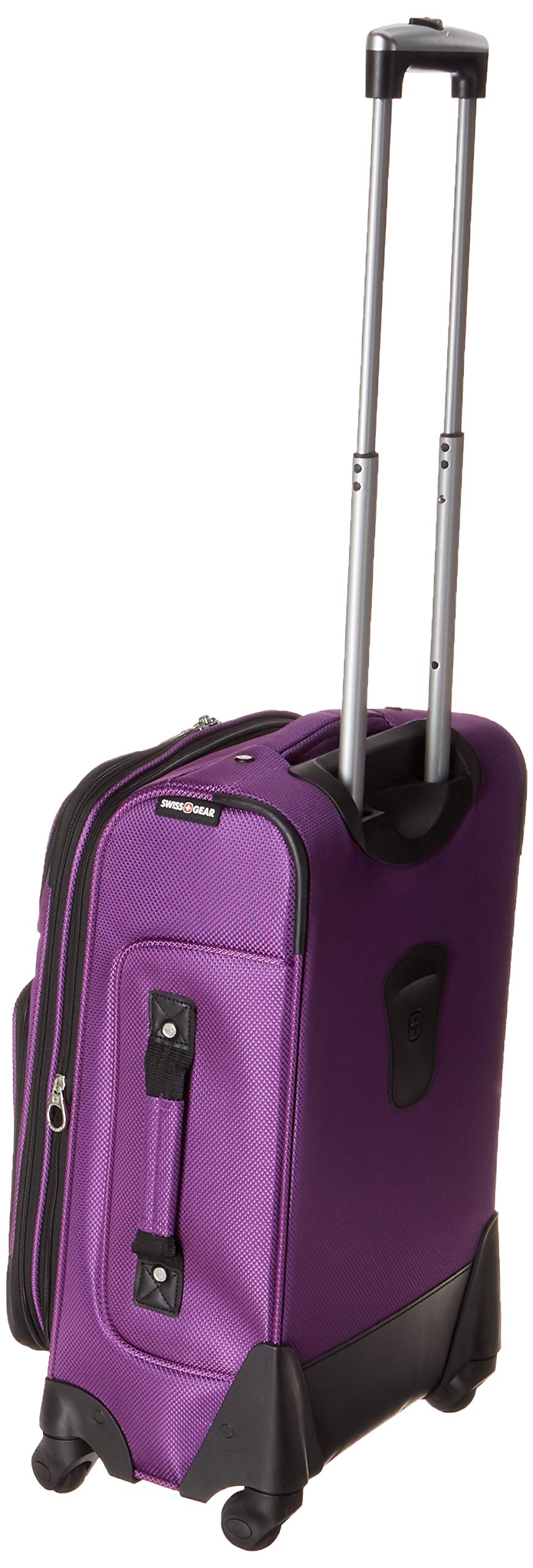swissgear-sion-softside-expandable-carry-on-spinner-luggage-21-inch-purple image 2