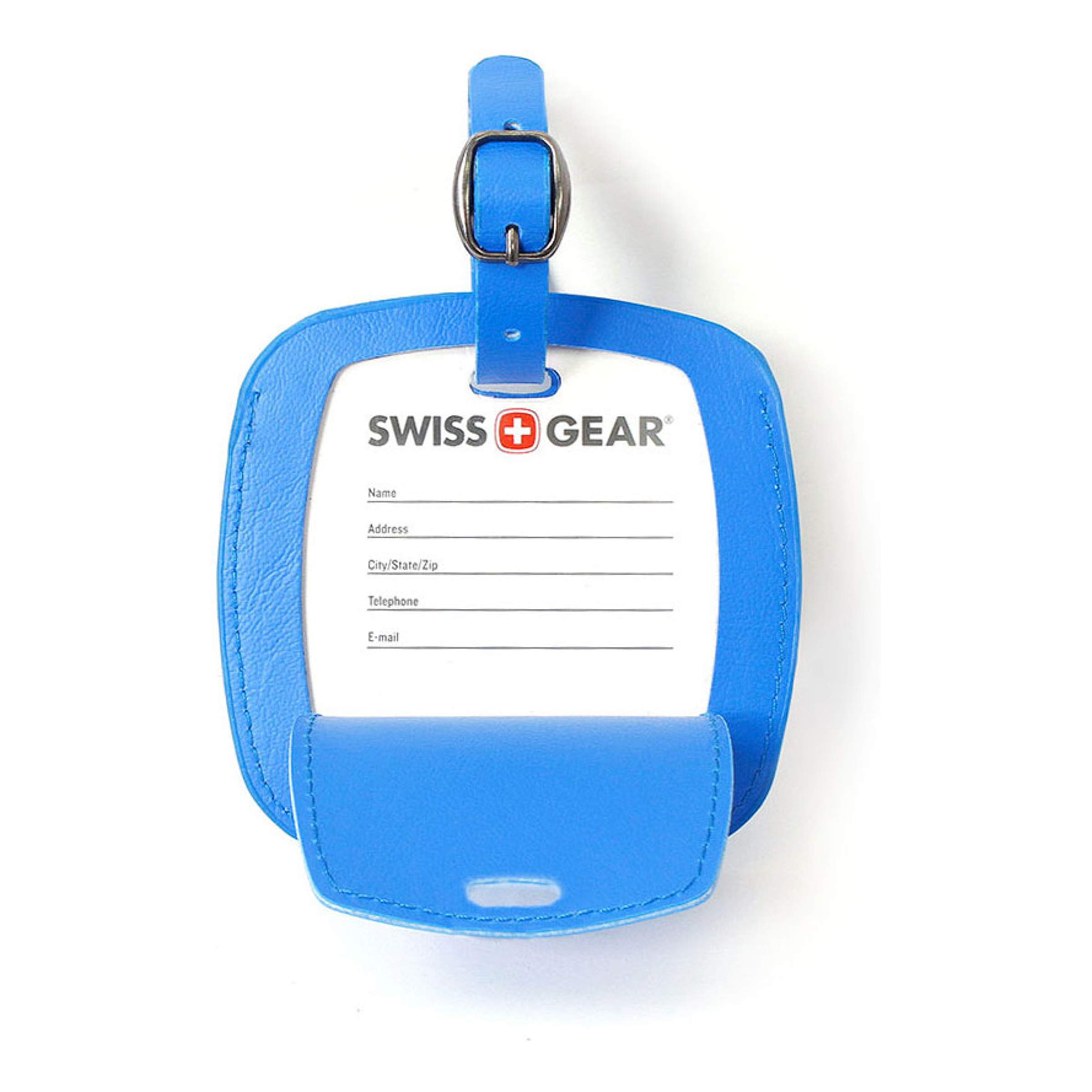 swissgear-jumbo-blue-luggage-tag-extra-large-4-inch-durable-pvc-metal-free-easy- image 2