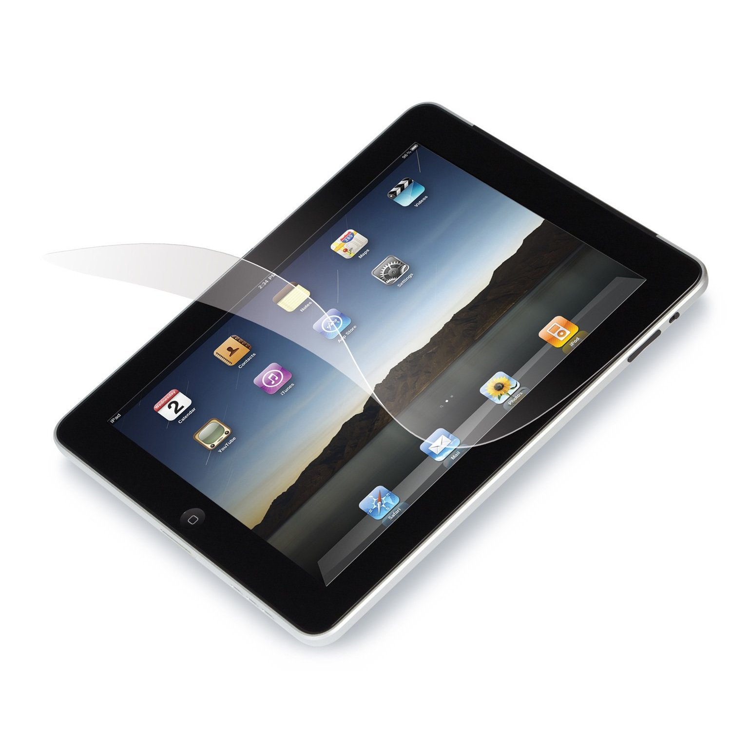 targus-screen-protector-with-bubble-free-adhesive-for-apple-ipad-awv1216us-clear image 1