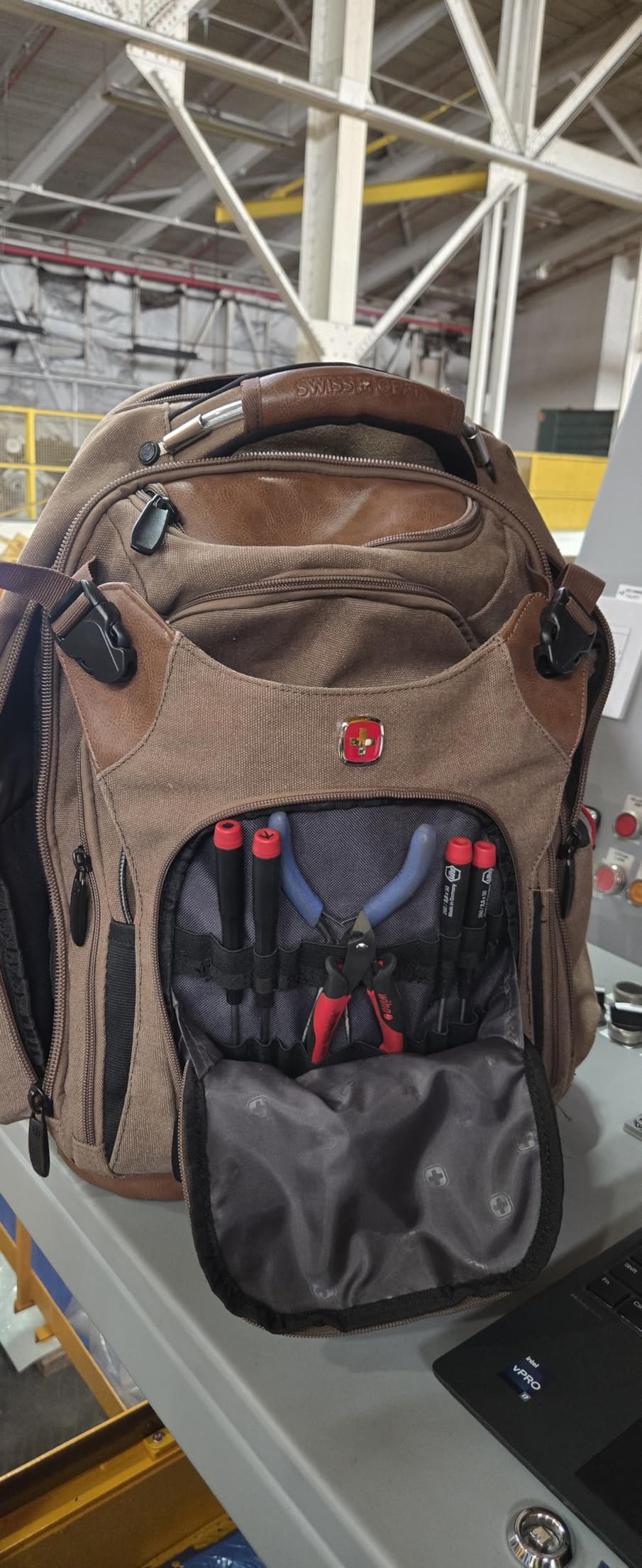 Solid backpack
