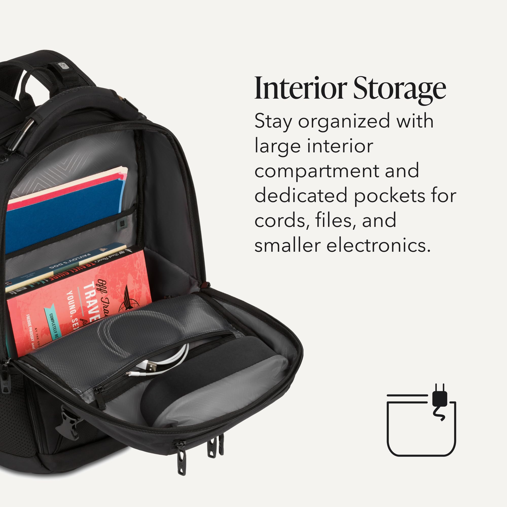 swissgear-travel-tech-pro-laptop-backpack-tsa-friendly-scansmart-16-inch-black image 5
