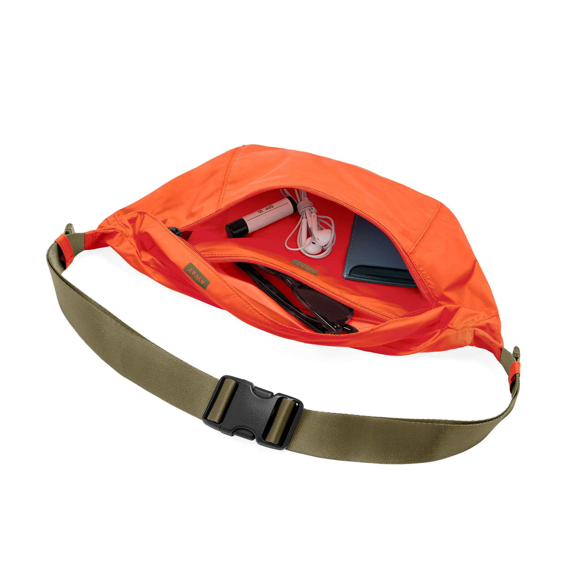away-packable-sling-bag-lightweight-crossbody-waist-pack-for-travel-cayenne image 5
