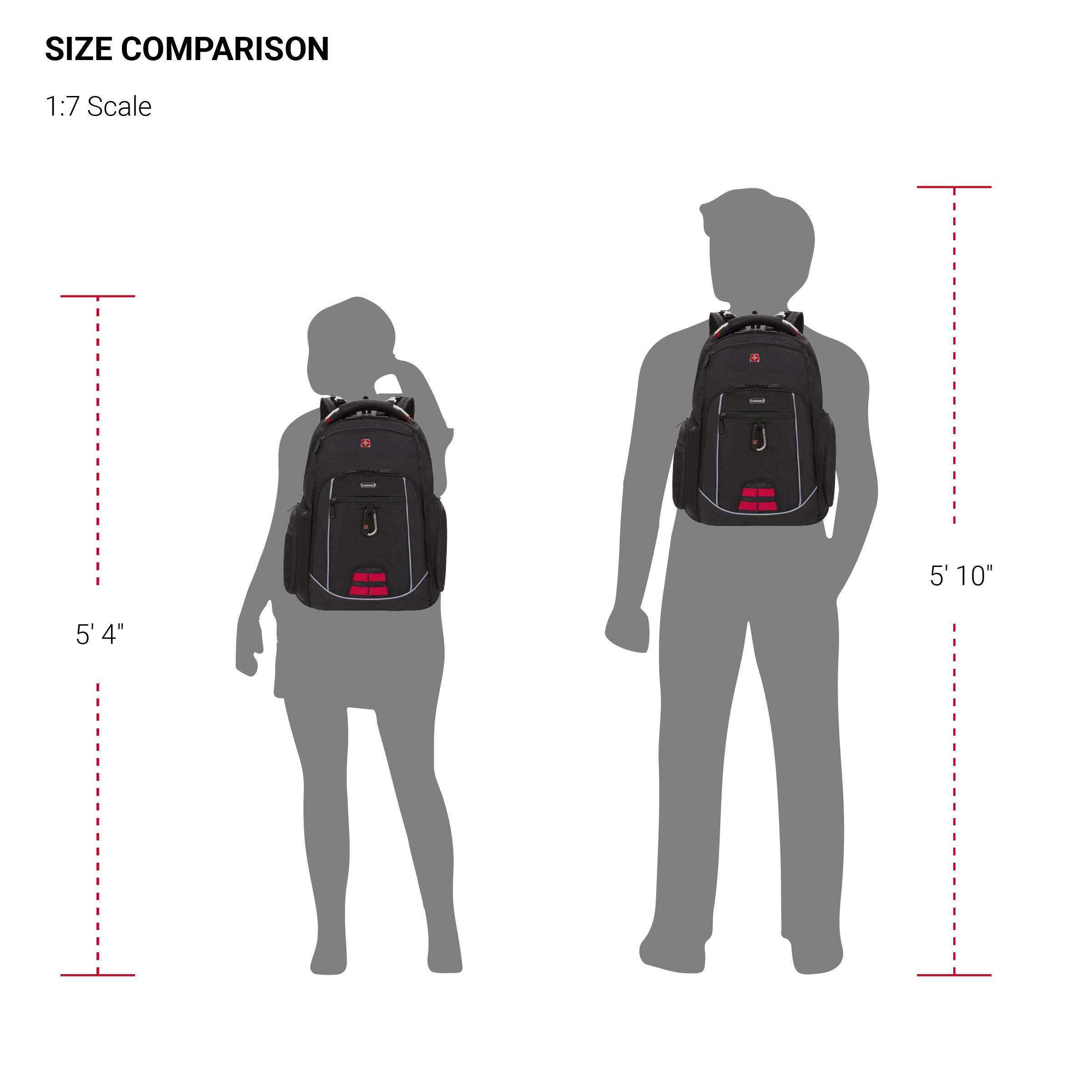 swissgear-2727-diaper-bag-backpack-multifunction-travel-backpack-black image 8