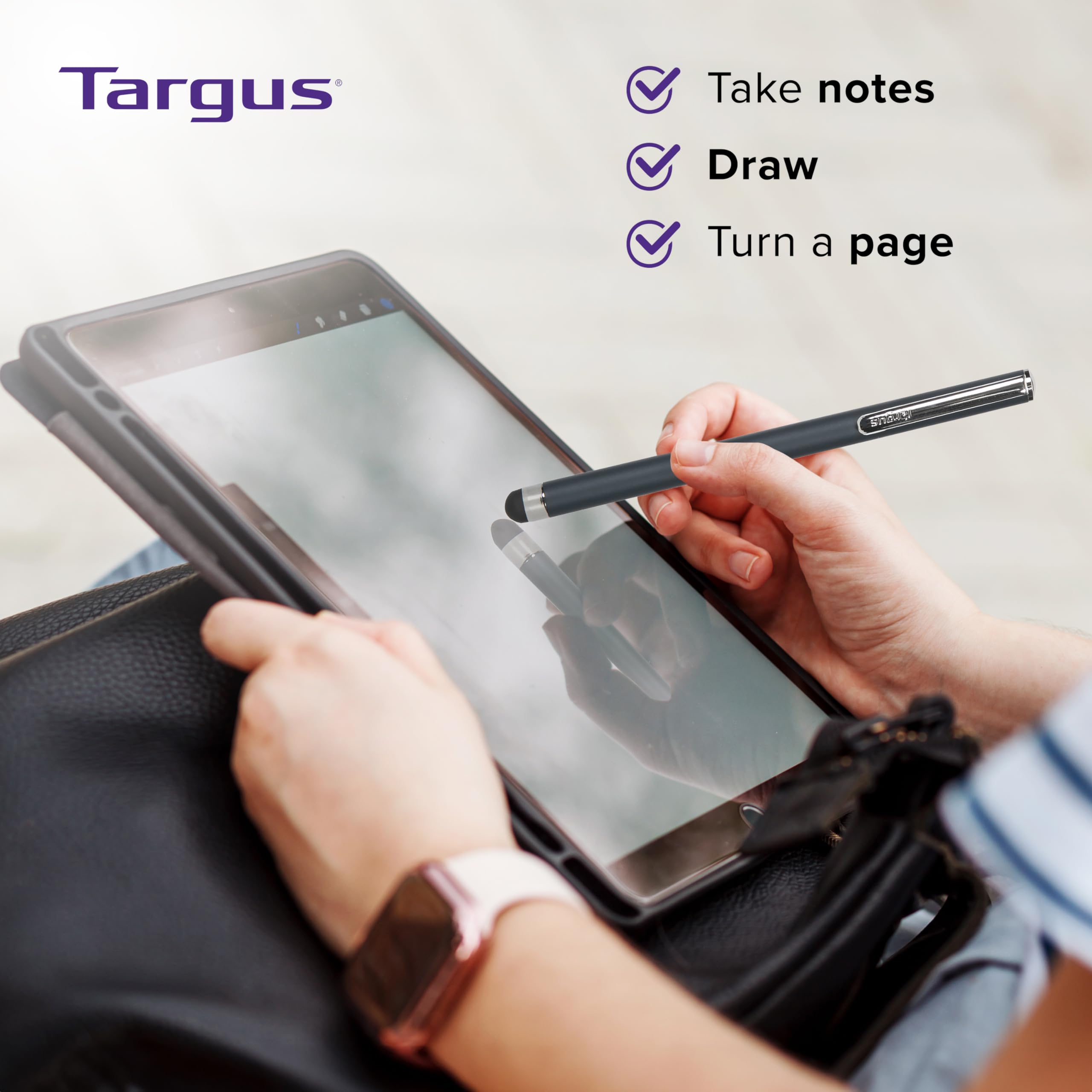 targus-amm01tbus-stylus-pen-for-capacitive-touchscreens-universal-rubber-tip-no- image 6