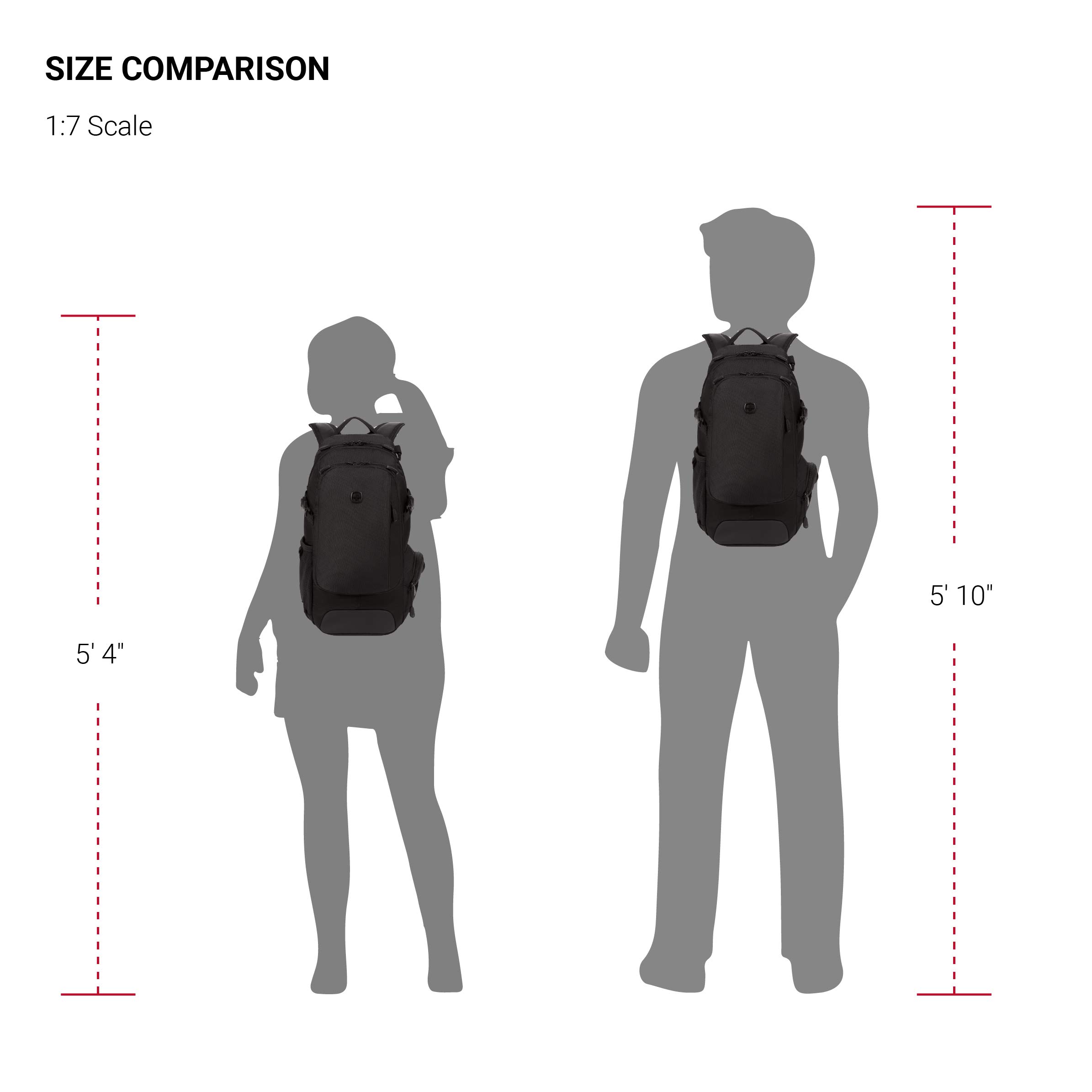swissgear-3598-backpack-narrow-daypack-for-commuting-and-college-15-9l image 6