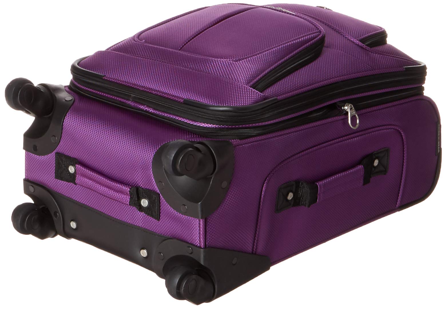 swissgear-sion-softside-expandable-carry-on-spinner-luggage-21-inch-purple image 4