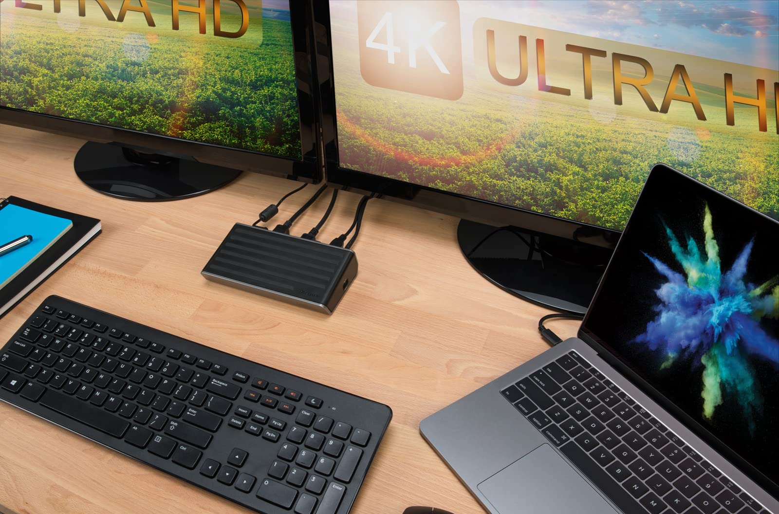 targus-universal-usb-c-dual-video-4k-dock-with-power-dock180euz-displaylink-dl-6 image 7